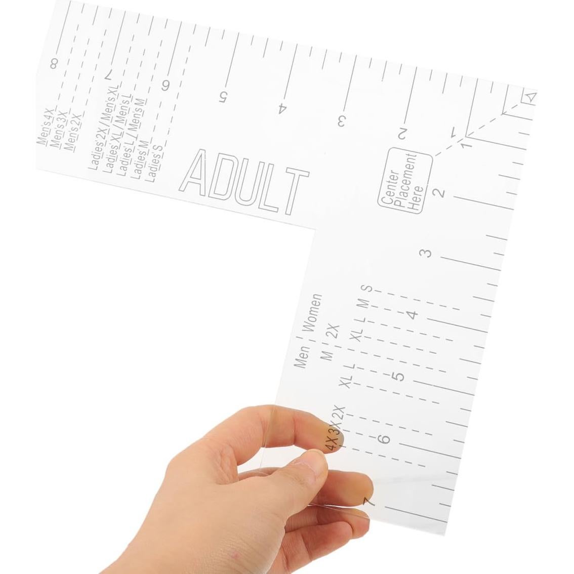 Regla Acrílica para Camisetas DIY DOITOOL 21x18.4cm