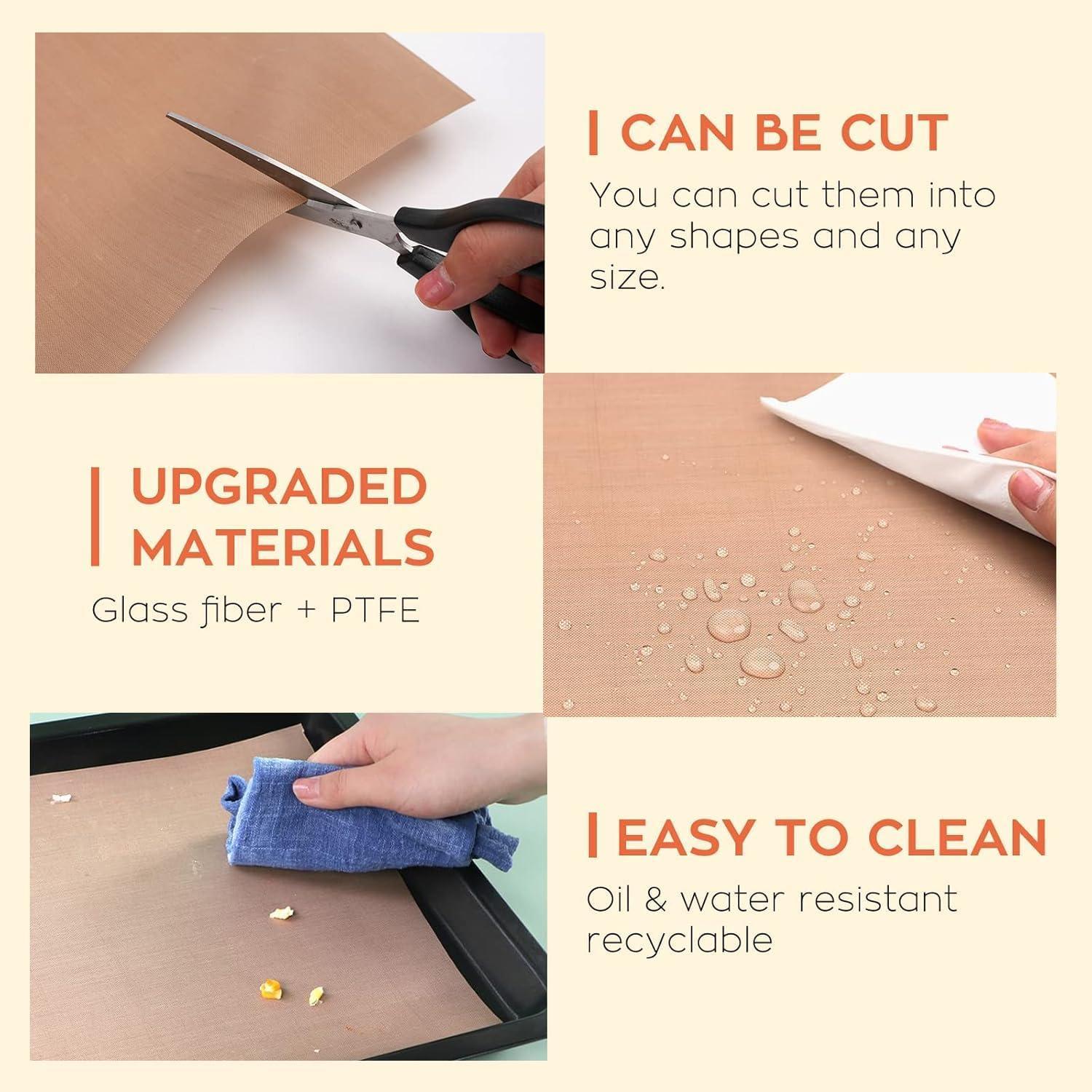 Kit de Herramientas para Camisetas de Sublimación YOUlDIANZI - 4 Reglas, 2 Hojas Teflón 30.5x40.6cm