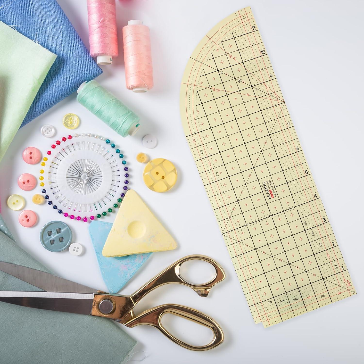 Regla Curvada Caliente MYLbeter 30.5x10.2 cm para Costura