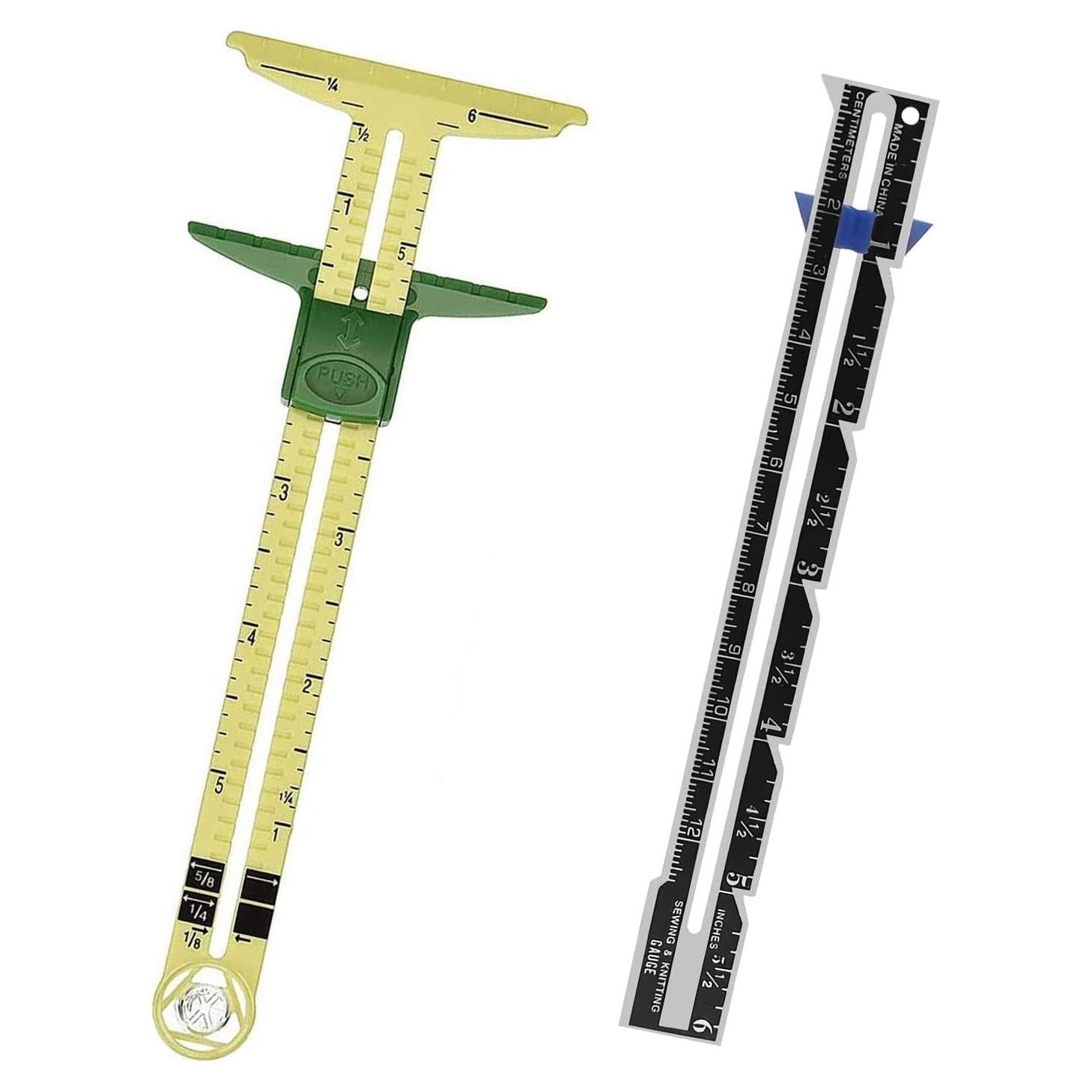 Calibrador Deslizante 5-en-1 YEQIN para Costura - 2 Pcs