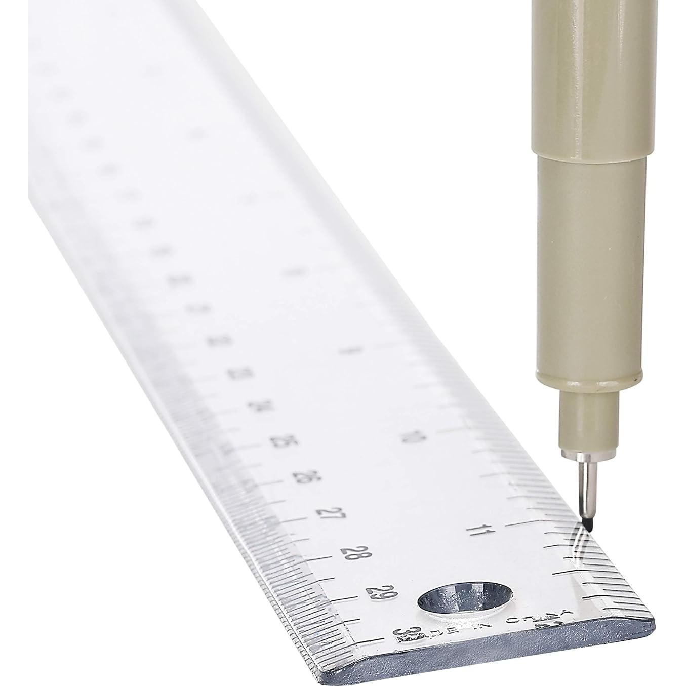 Regla T de Plástico Mr. Pen 30.48 cm - Paquete de 3