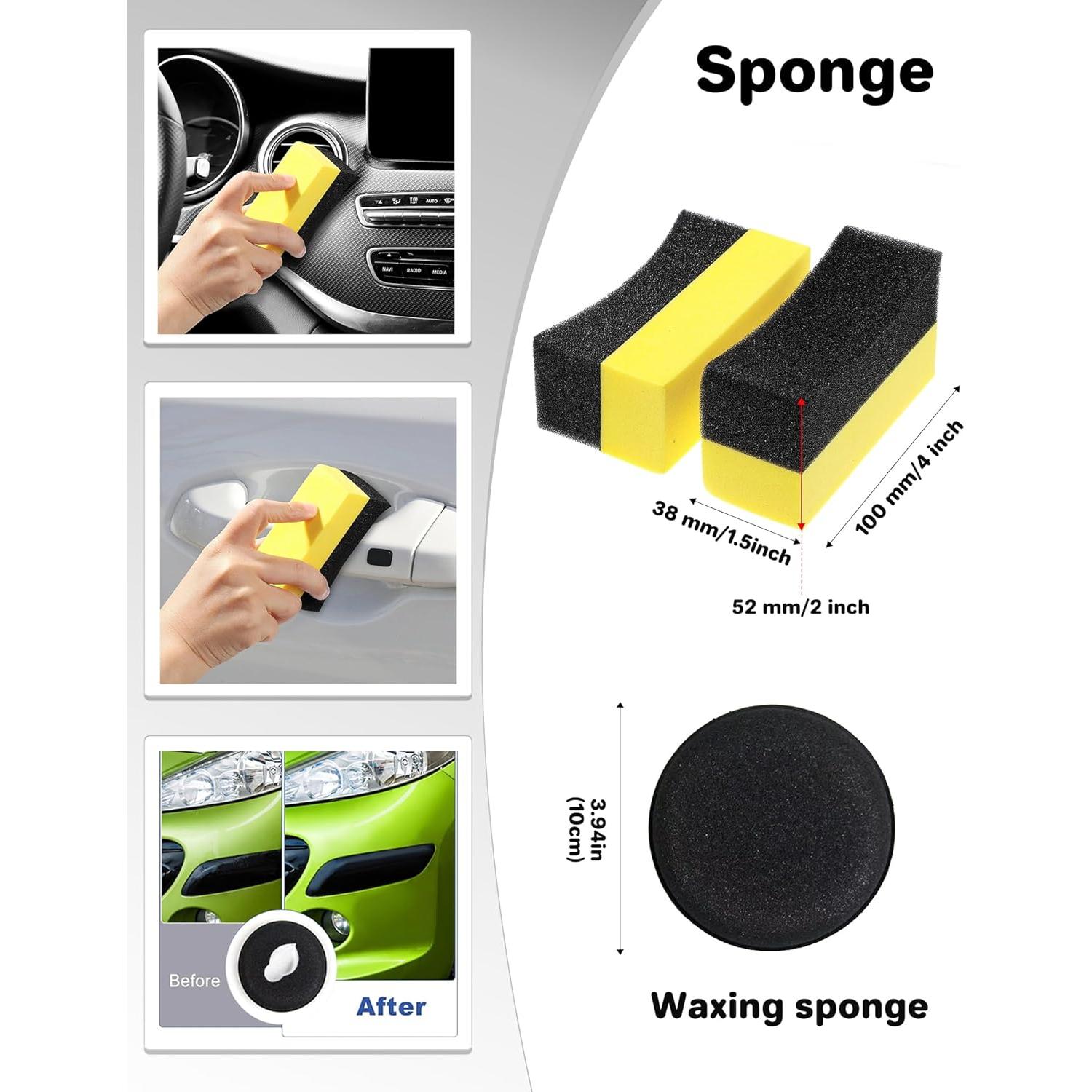 Kit de limpieza de llantas YILANBON 11 piezas con cepillos flexibles