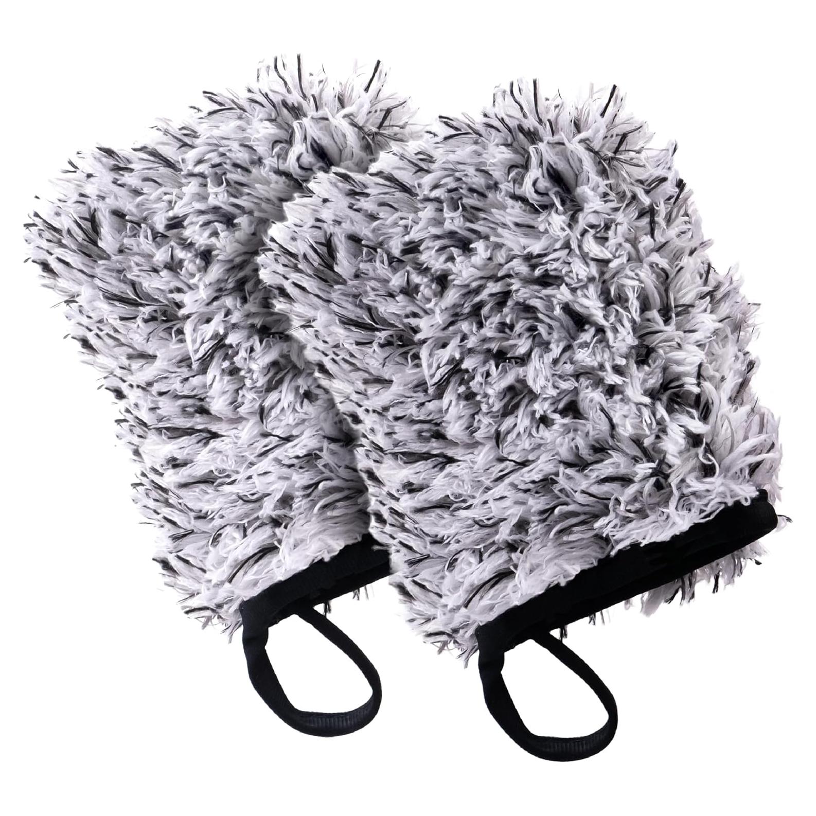 Mitones Limpiadores de Ruedas VIKING Microfibra 14x11.2cm 2 Pzas