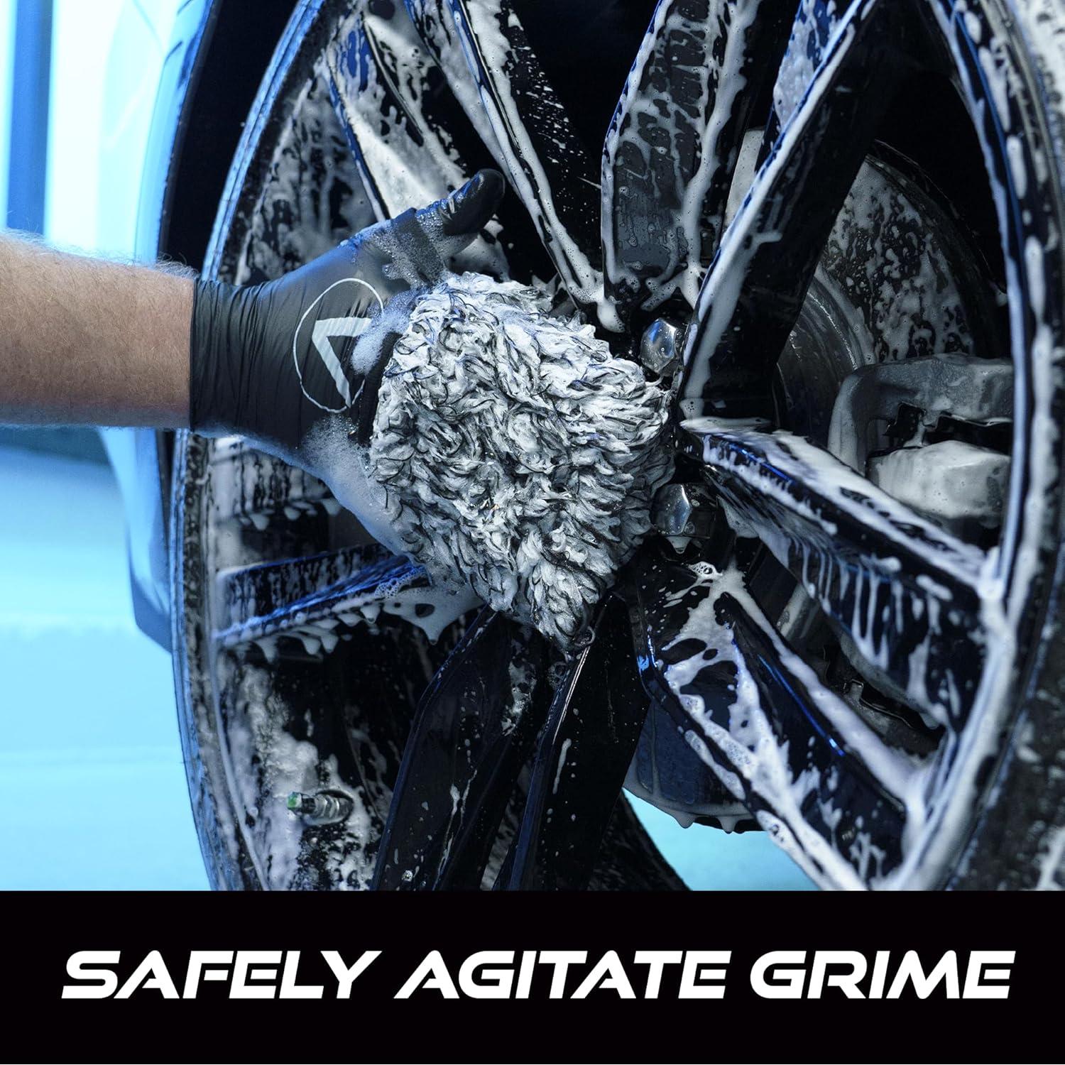 Mitones Limpiadores de Ruedas VIKING Microfibra 14x11.2cm 2 Pzas