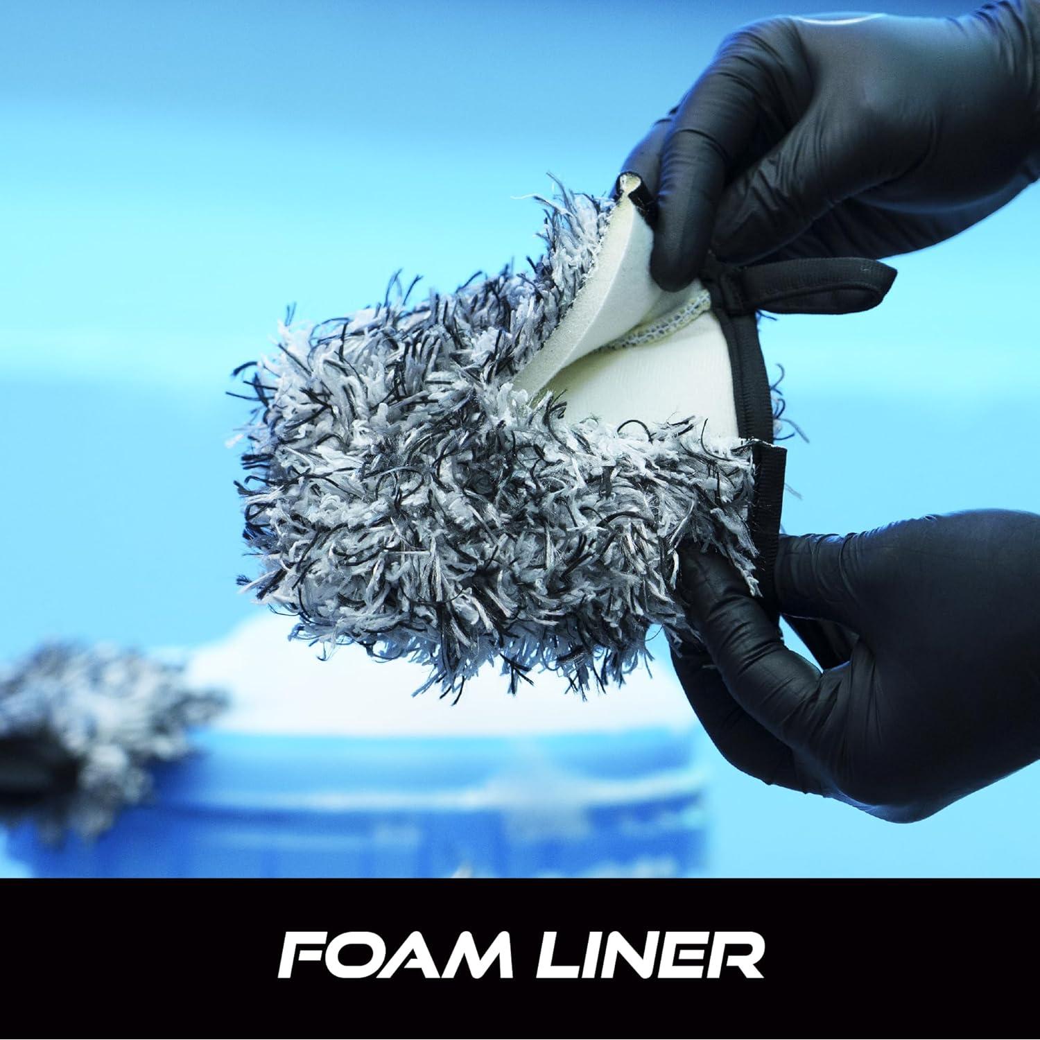 Mitones Limpiadores de Ruedas VIKING Microfibra 14x11.2cm 2 Pzas