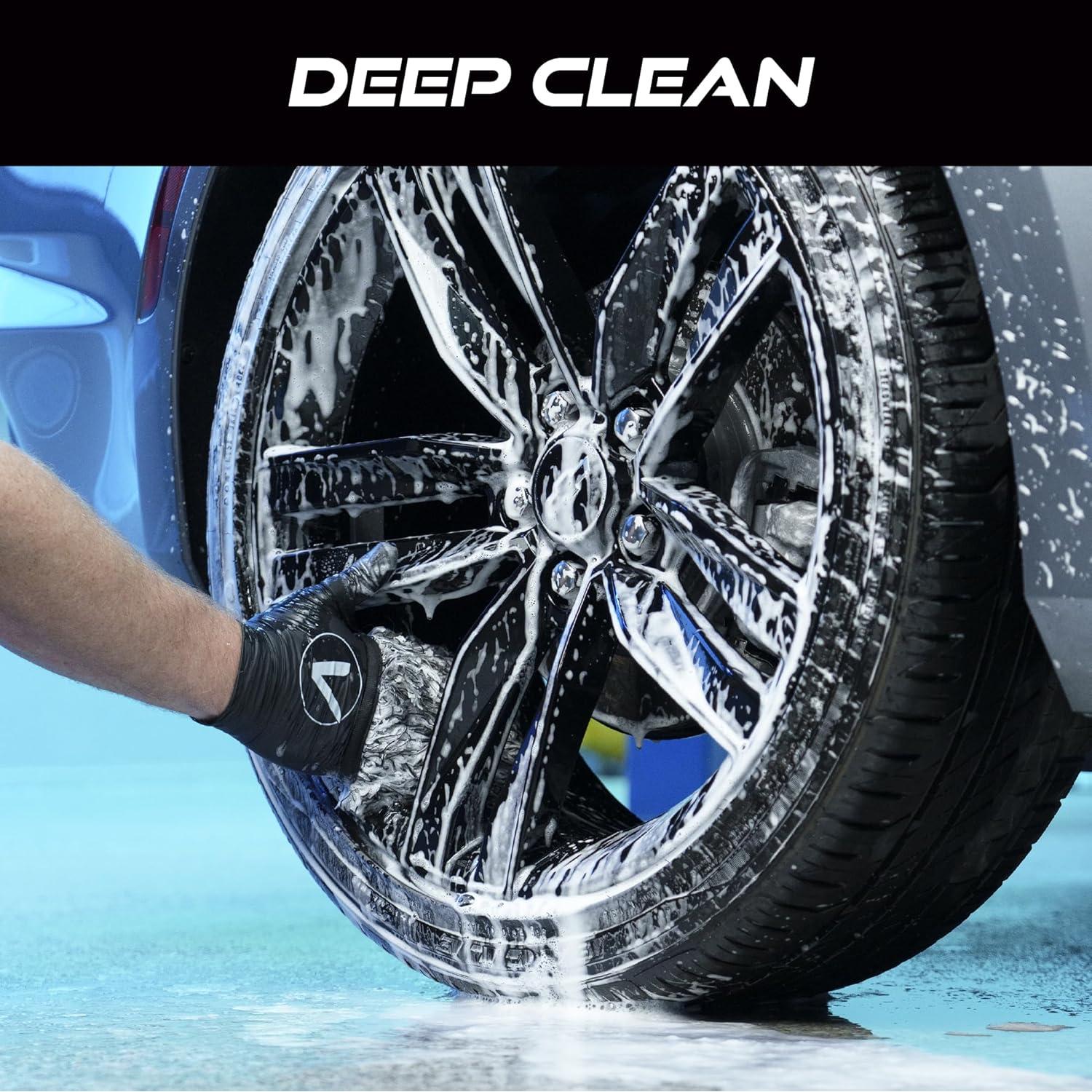 Mitones Limpiadores de Ruedas VIKING Microfibra 14x11.2cm 2 Pzas