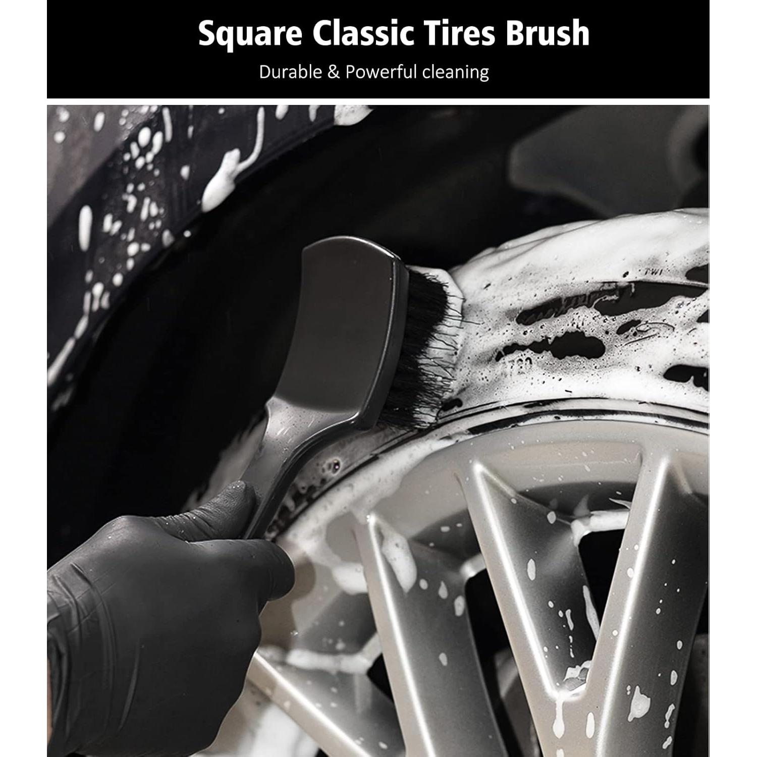 Kit de Limpieza de Ruedas YeewayVeh 4PCS - Cepillos Suaves