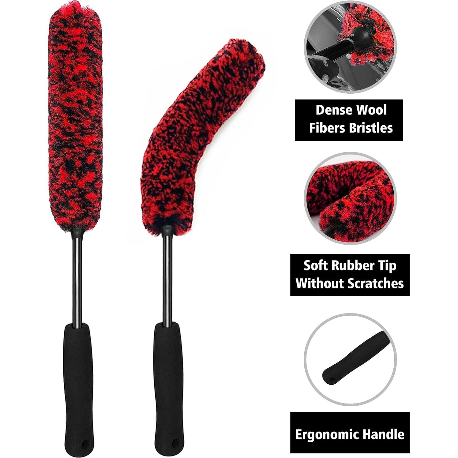 Kit de Limpieza de Ruedas YeewayVeh 4PCS - Cepillos Suaves