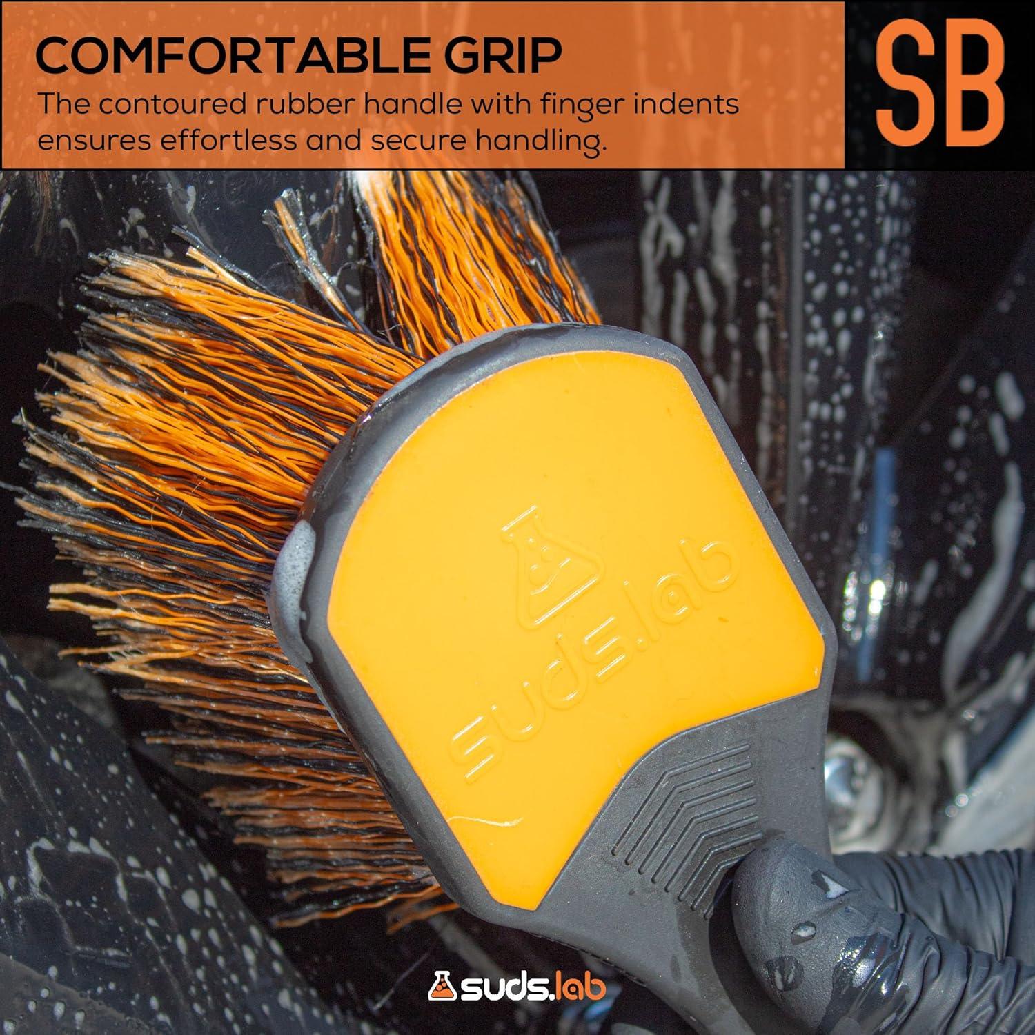 Cepillo de Ruedas Suds Lab SL-RBR01-800 con Mango de Goma