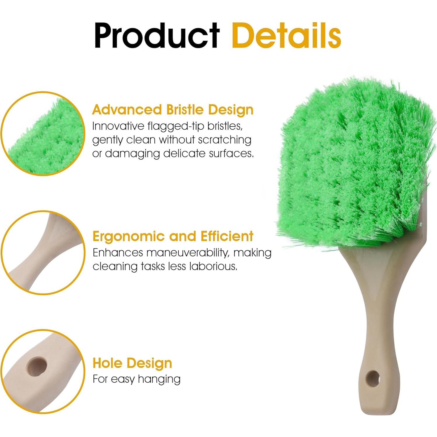 Cepillo de Detalle Nanoskin 21.6 cm - Cerdas Suaves Resistentes