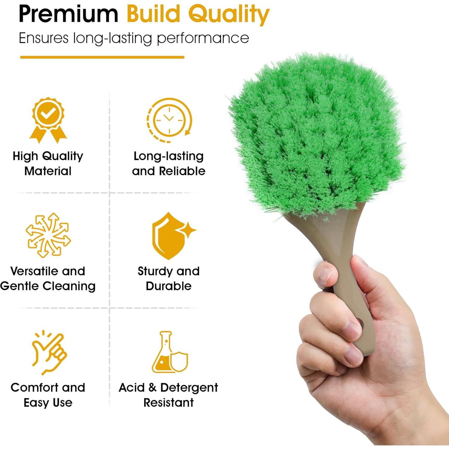 Cepillo de Detalle Nanoskin 21.6 cm - Cerdas Suaves Resistentes