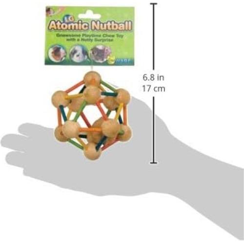 Juguetes para Mascotas de Madera Ware Atomic Nut Ball - 3 Pzas