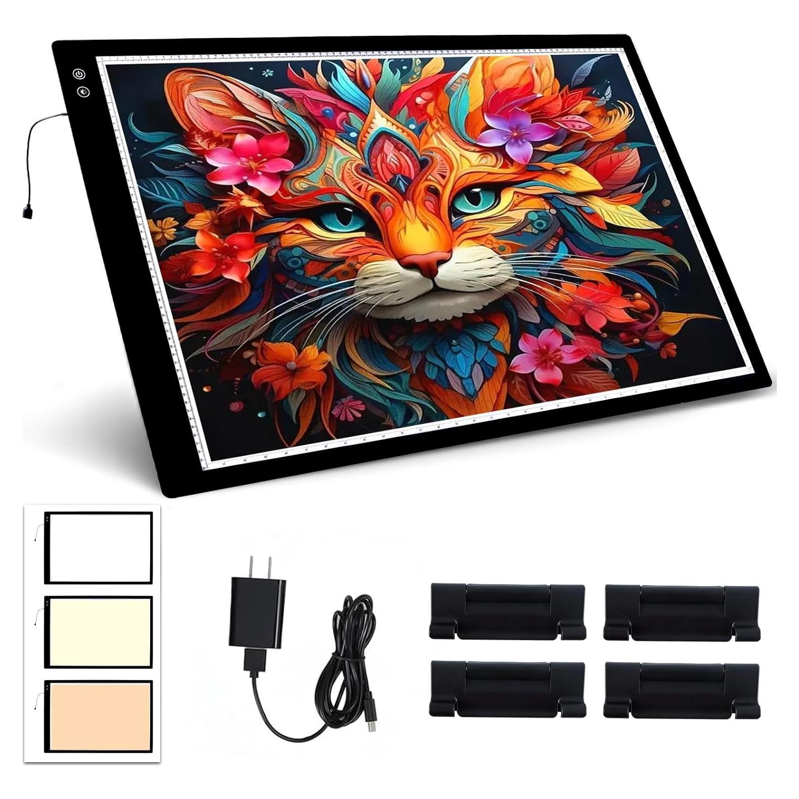 Mesa de Luz LED LUXJOYFUL A1 Recargable 6000mAh 90x60cm