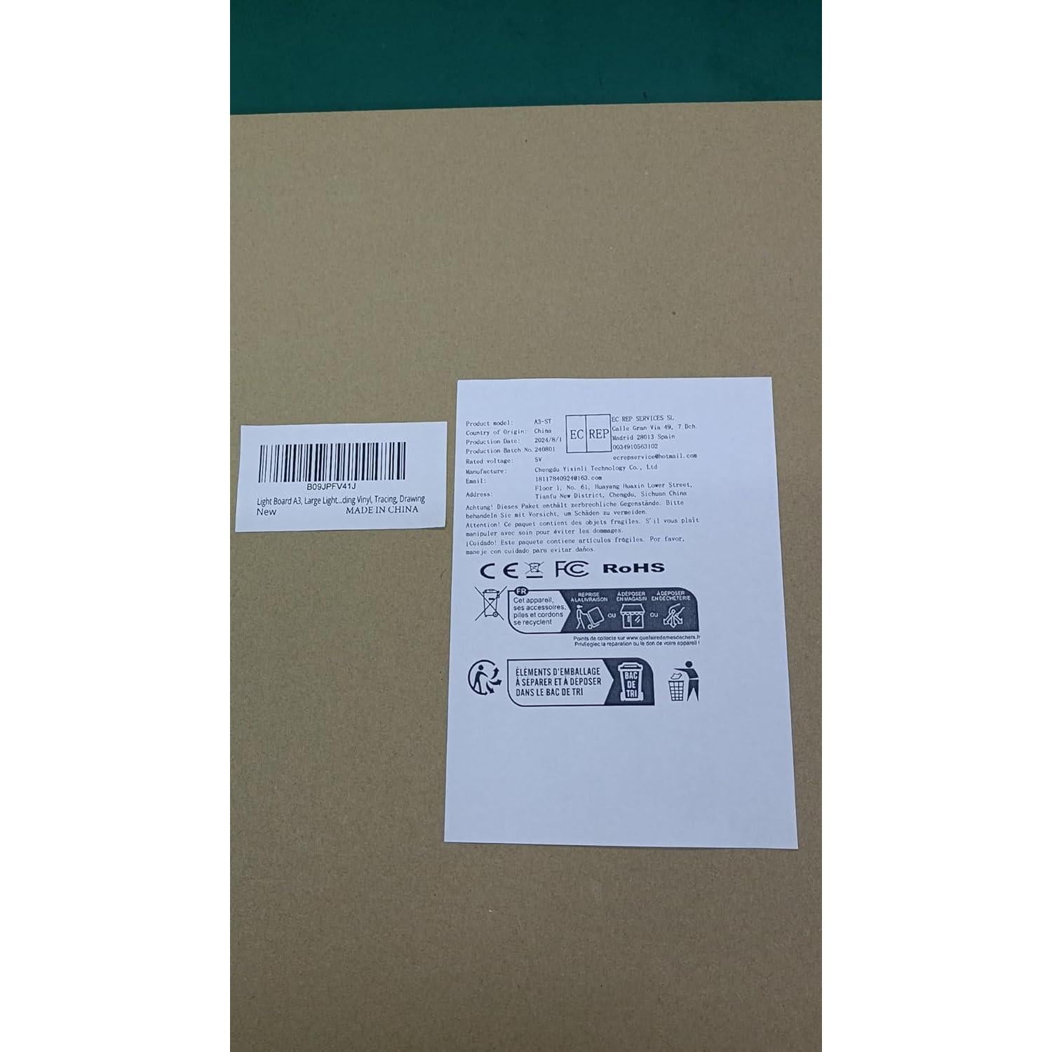 Pad de Luz A3 WELZK para Pintura de Diamantes con Soporte