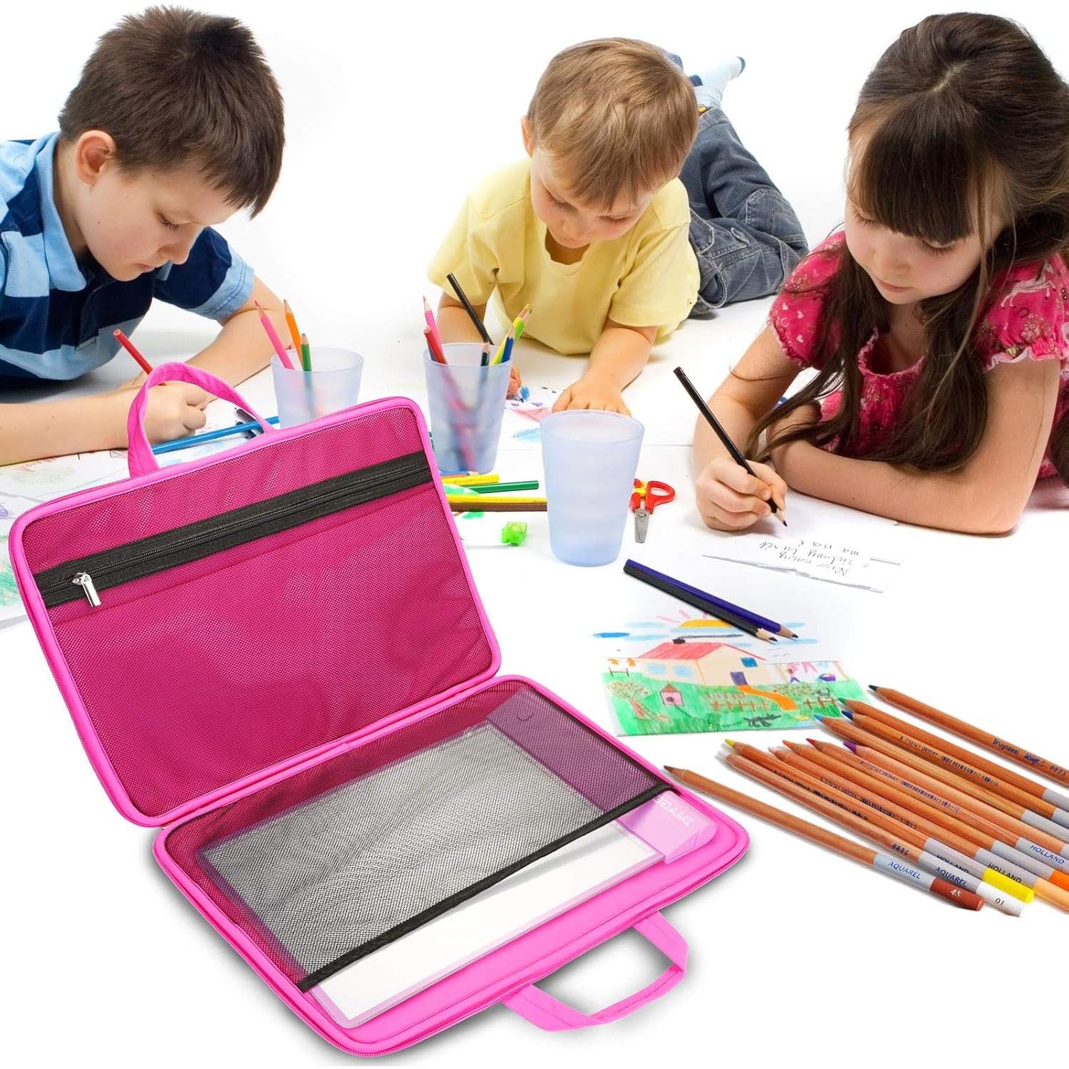 Funda Protectora Rosa A4 para Tableta de Luz LED IMAGE