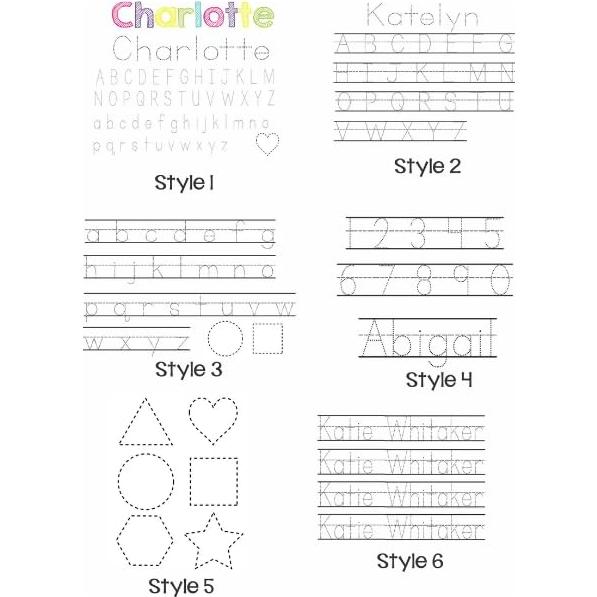 Tablero de Borrado en Seco Personalizado para Niños - Aprendizaje