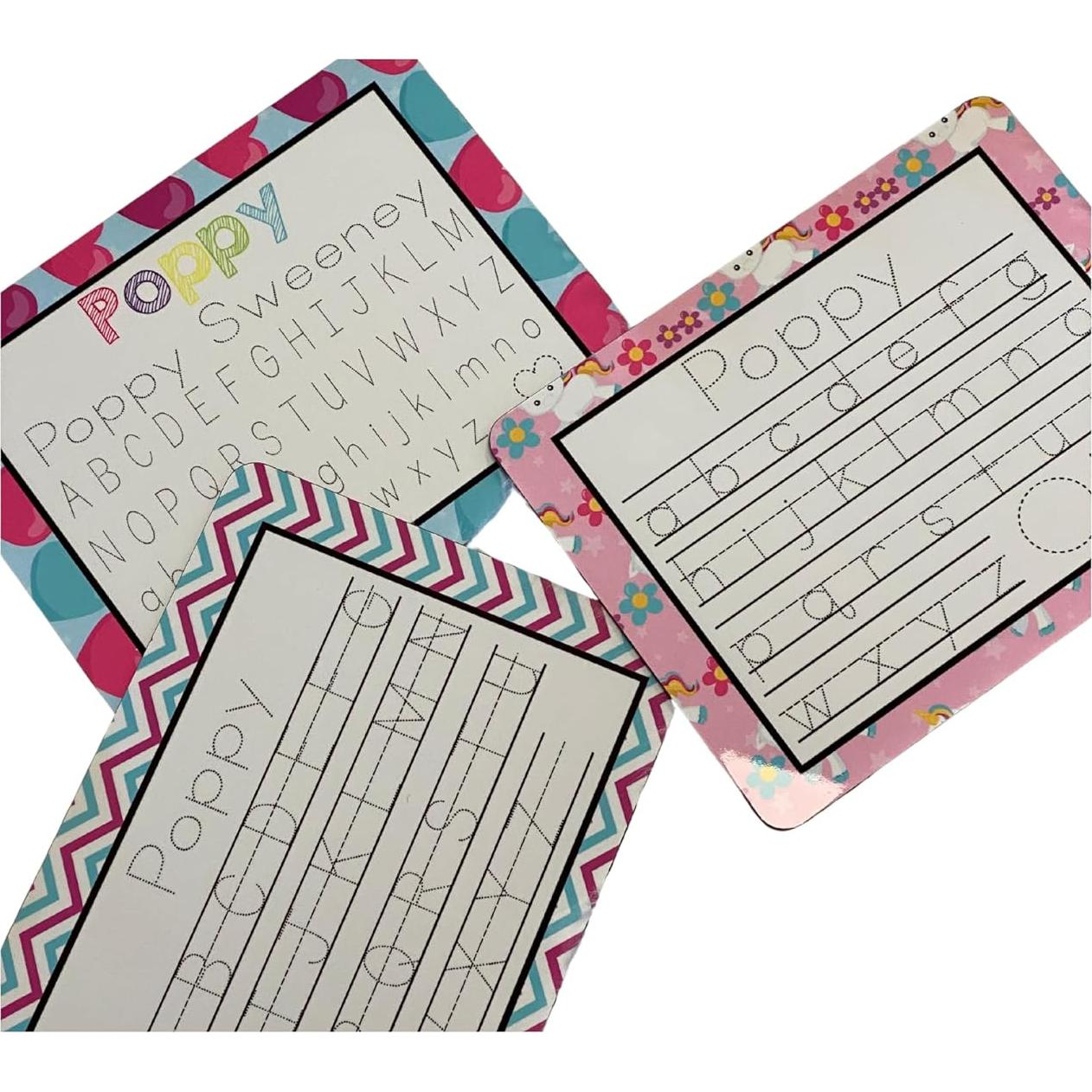 Tablero de Borrado en Seco Personalizado para Niños - Aprendizaje