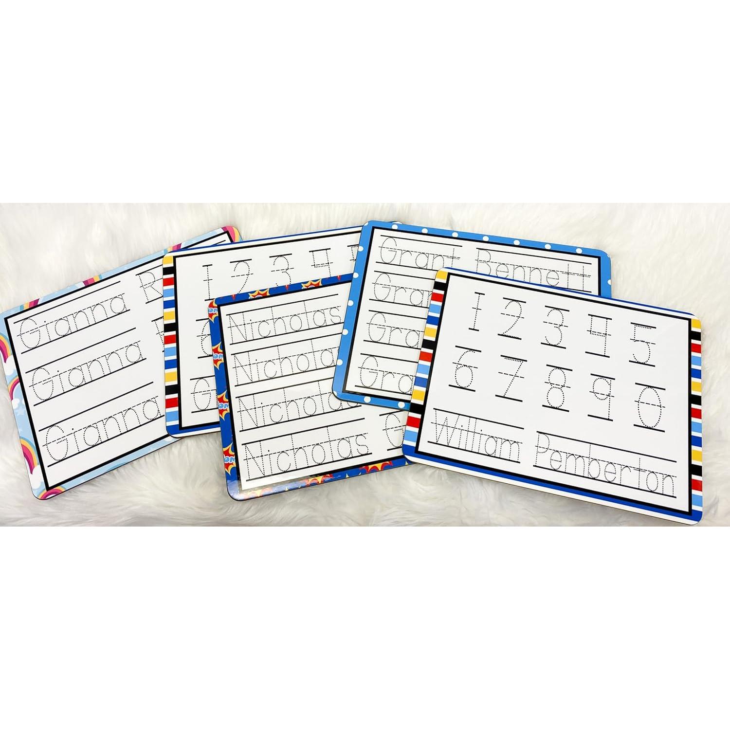 Tablero de Borrado en Seco Personalizado para Niños - Aprendizaje