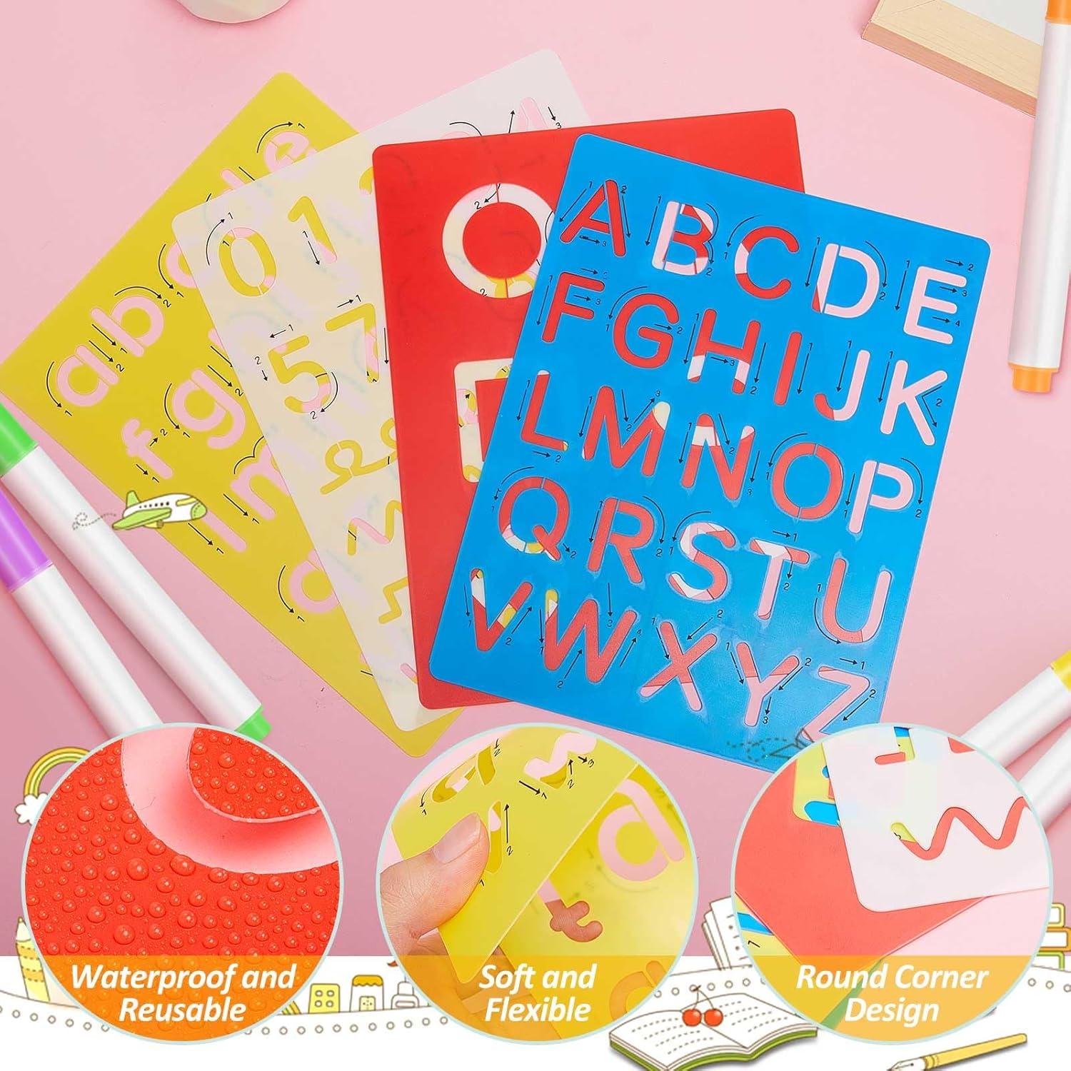 Kit de Tableros de Letras y Números Gersoniel 10 Piezas