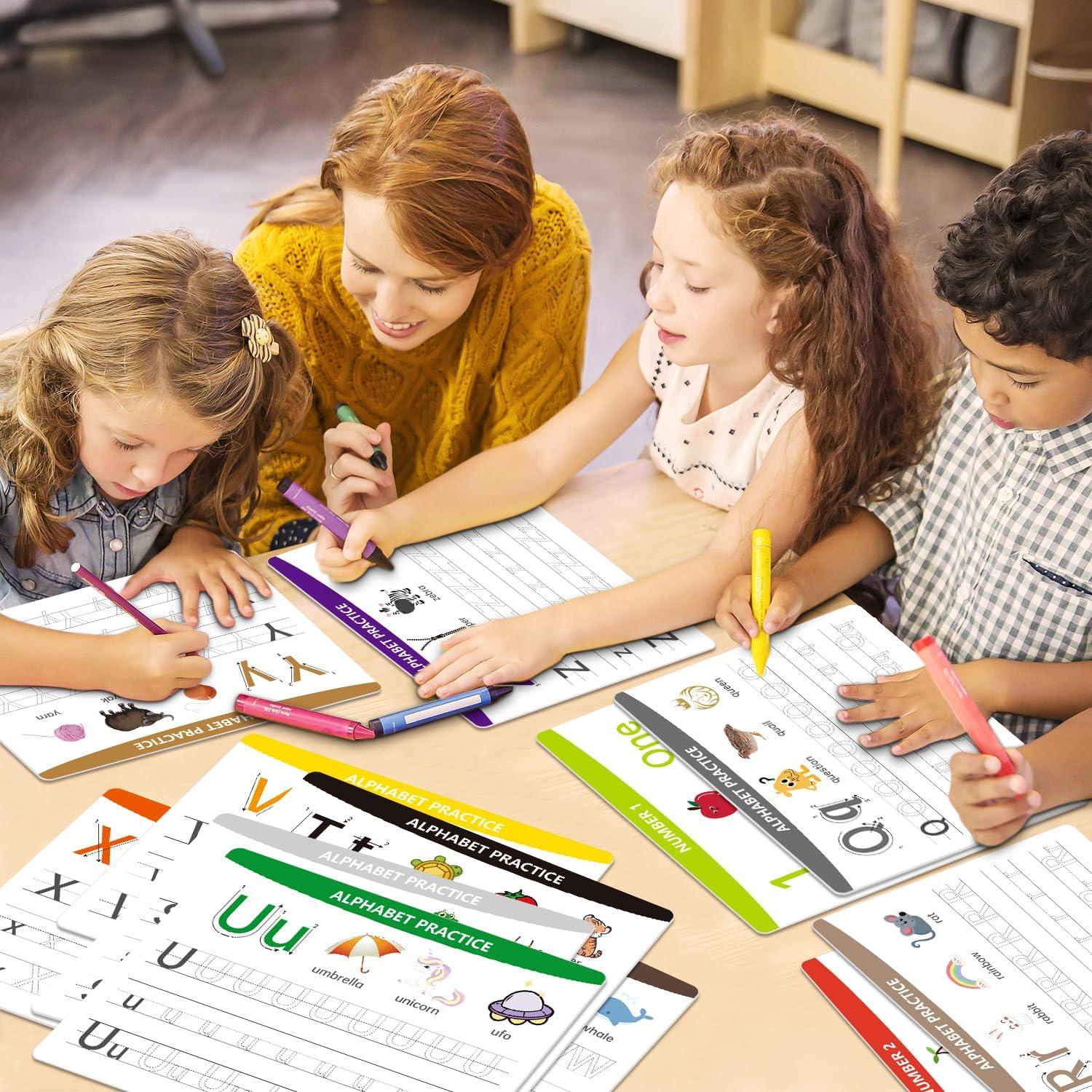 Tableros de Práctica de Letras y Números WEIZHEN 28x22 cm