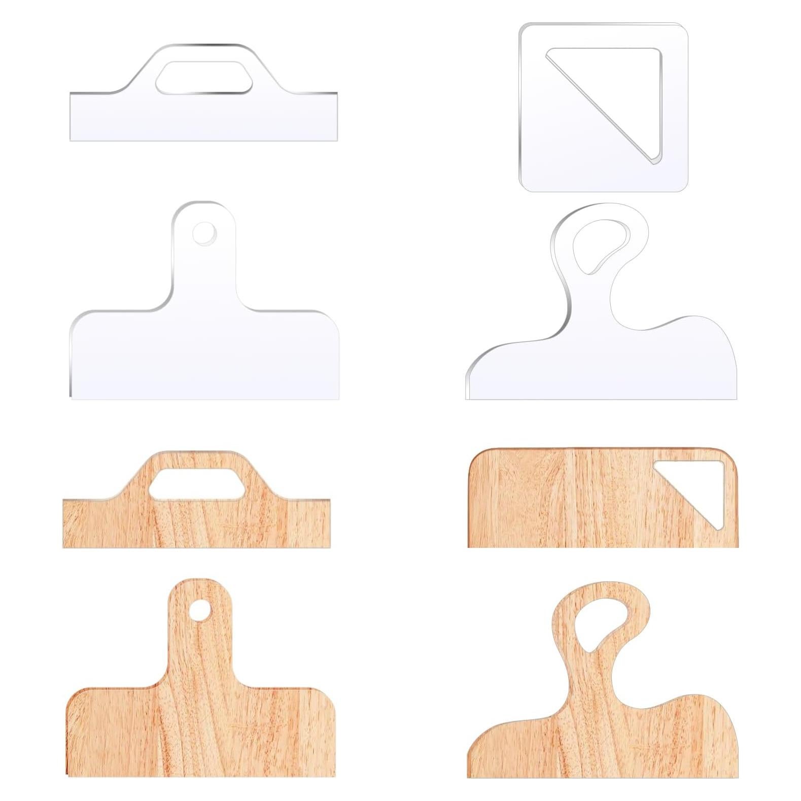 Plantillas de Router 4 Pcs KWAGOCAR para Tablas de Corte