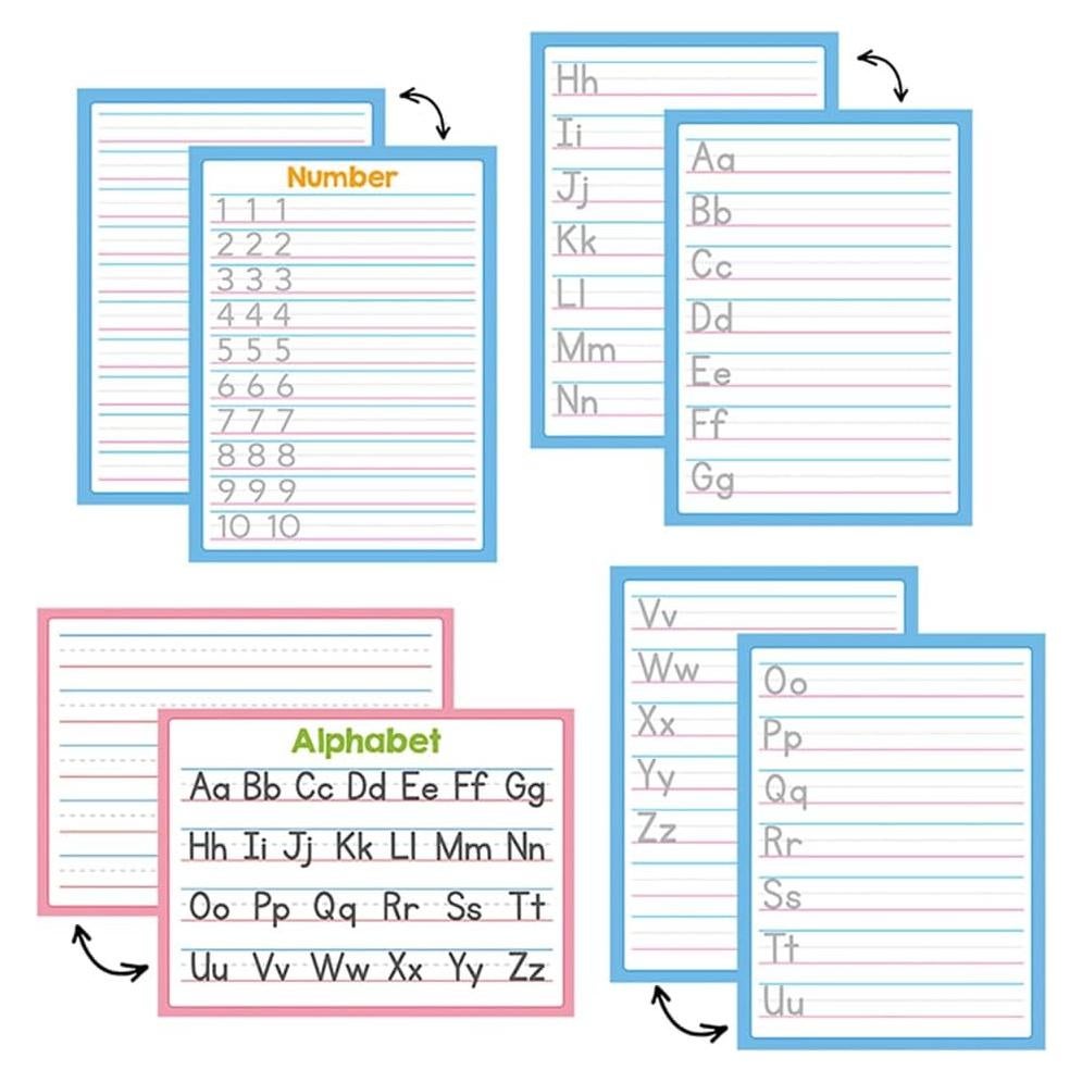 Tableros de Escritura Doble Cara Lachilly - Alfabeto y Números
