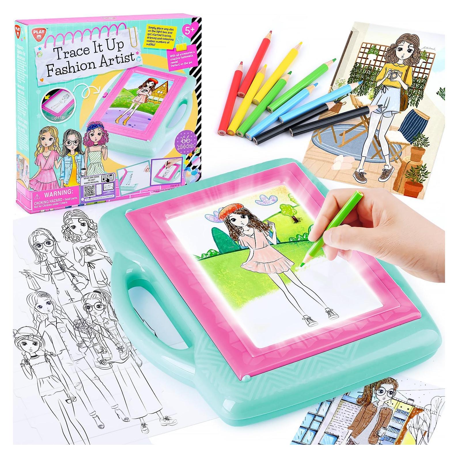 Pizarra de Trazado Iluminada PLAY para Niñas 6+ Años