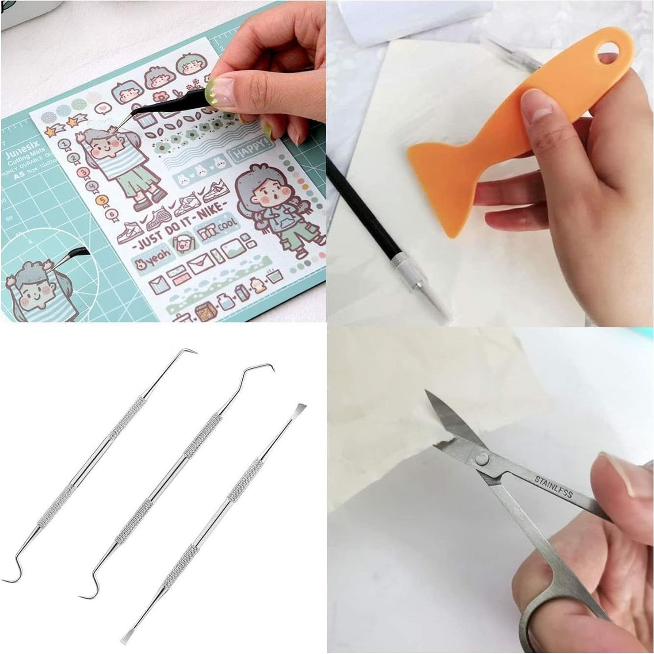 Kit de herramientas de deshierbe de vinilo 32 piezas Sanviatime