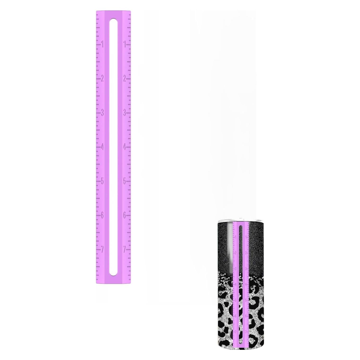 Regla de Alineación Vertical Meiko 20.32 cm para Vasos DIY