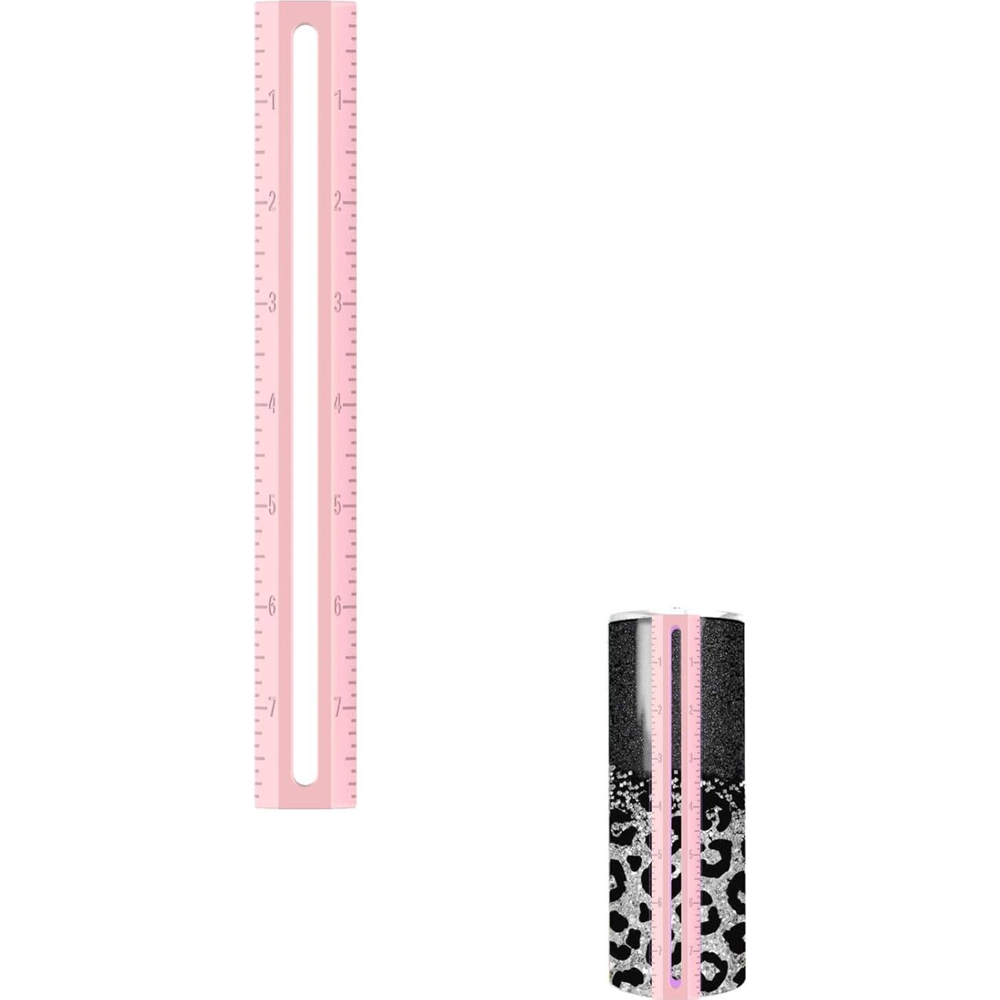 Regla de Alineación Vertical Meiko 20.32 cm para Vasos DIY