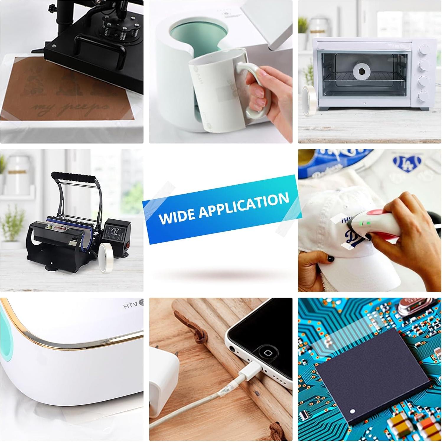 Cinta Resistente al Calor HTVRONT para Sublimación 2 Rollos