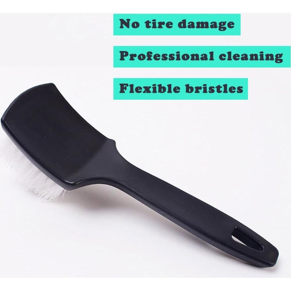 Cepillo para Llantas Genérico HS - Cerdas Rígidas 21.5 cm