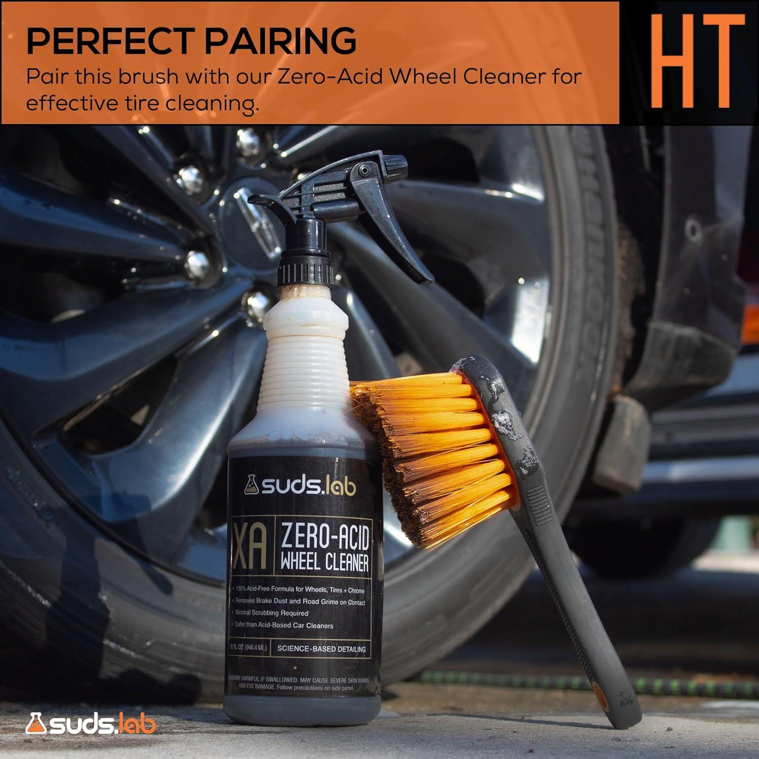 Cepillo para Llantas Suds Lab SL-TBR01-800 con Mango de Goma