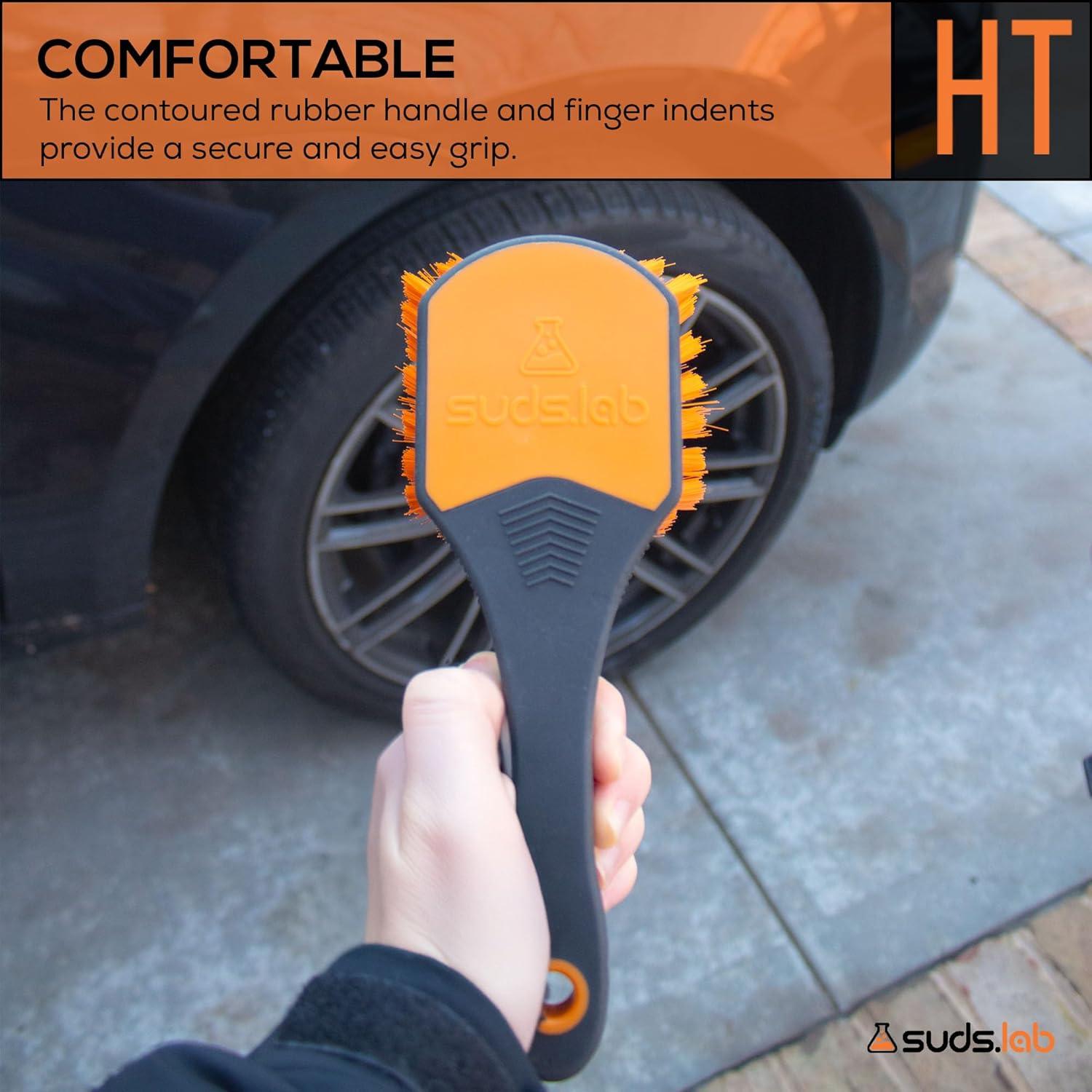 Cepillo para Llantas Suds Lab SL-TBR01-800 con Mango de Goma