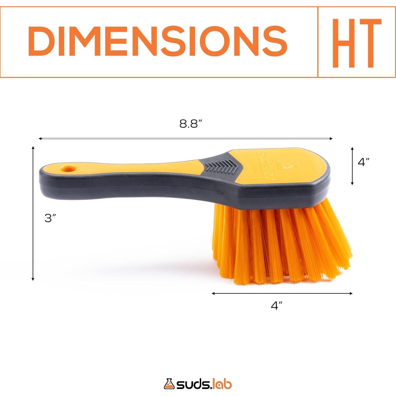 Cepillo para Llantas Suds Lab SL-TBR01-800 con Mango de Goma