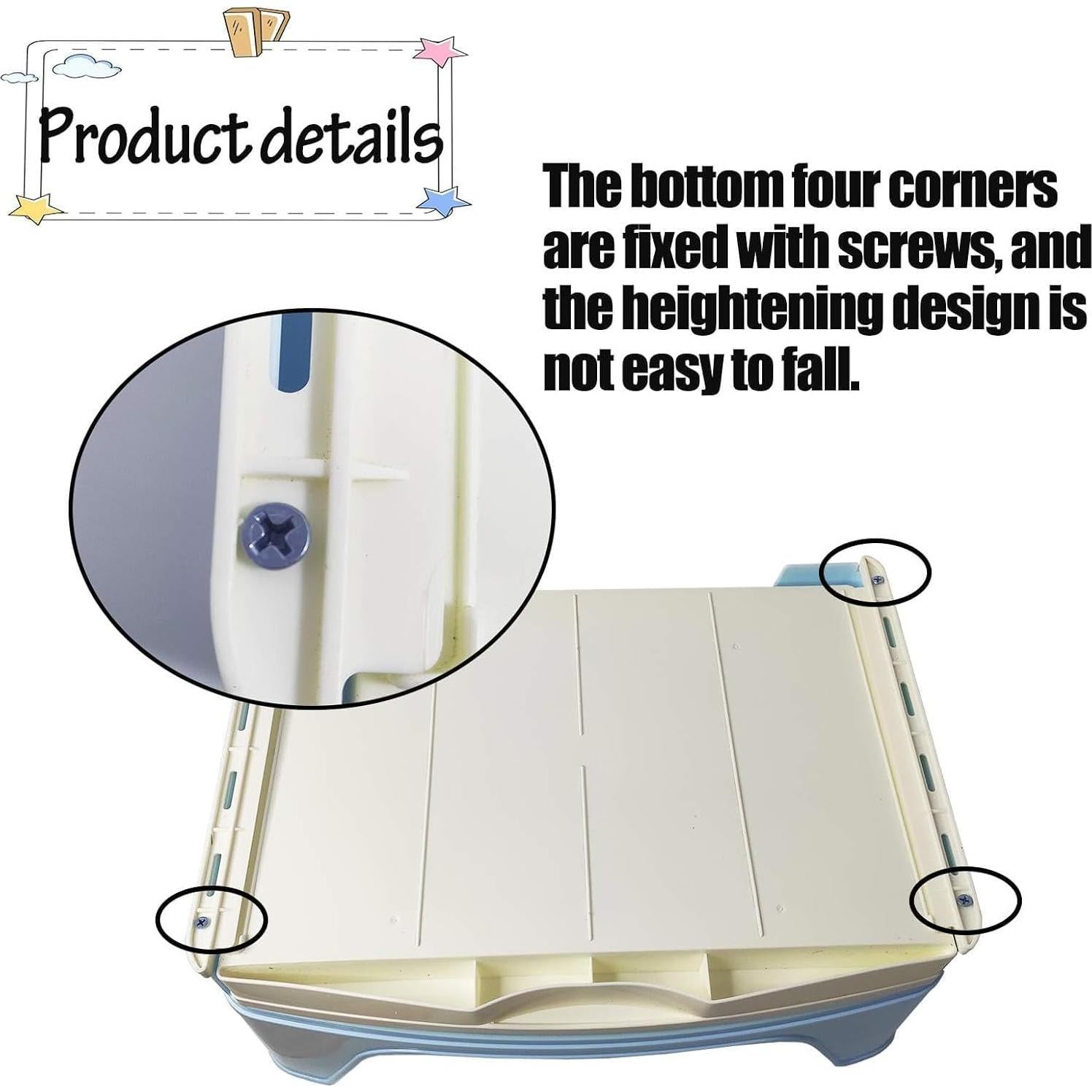 Caja de Arena Grande para Conejos Kathson 40.6x30 cm Marrón
