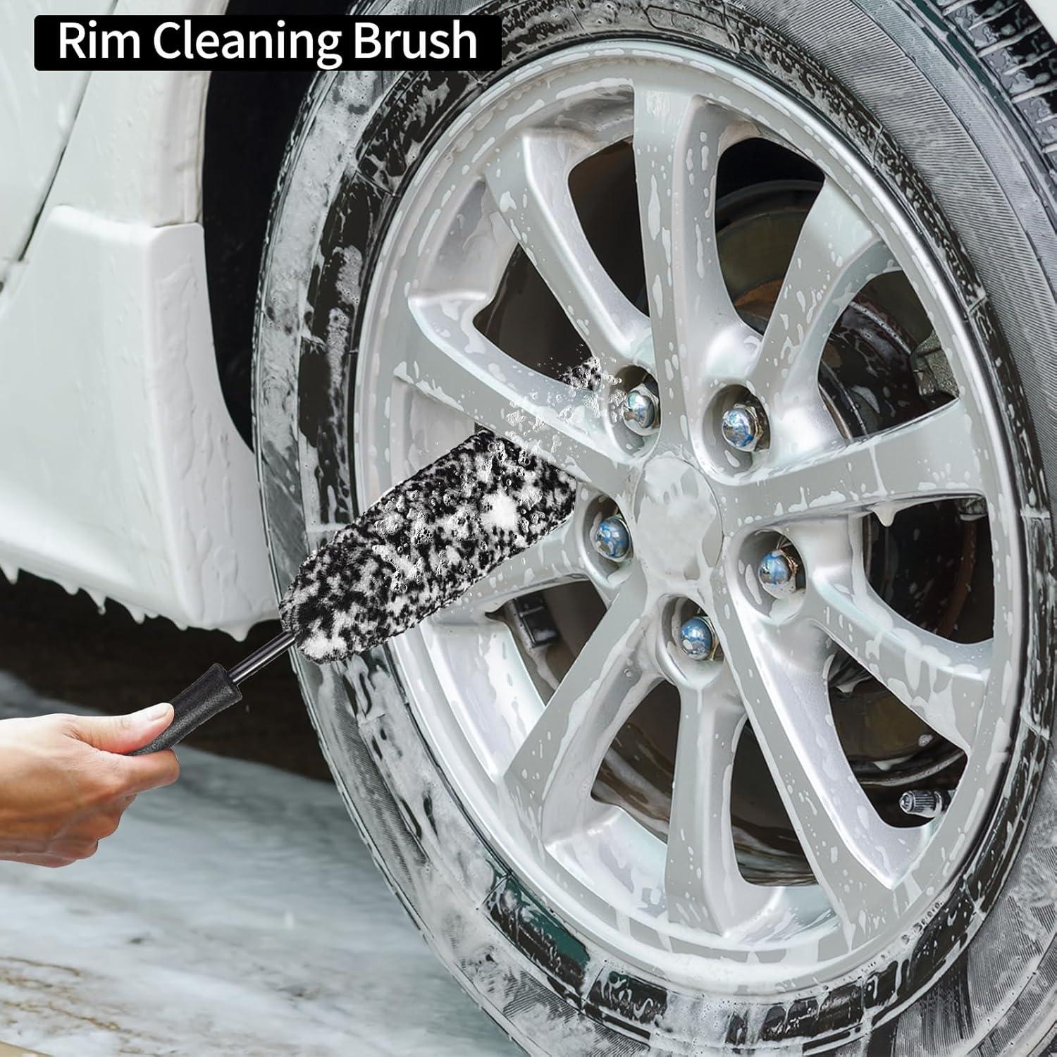 Kit de Cepillos de Rueda Taisouw - 3 Piezas Microfibra Suave