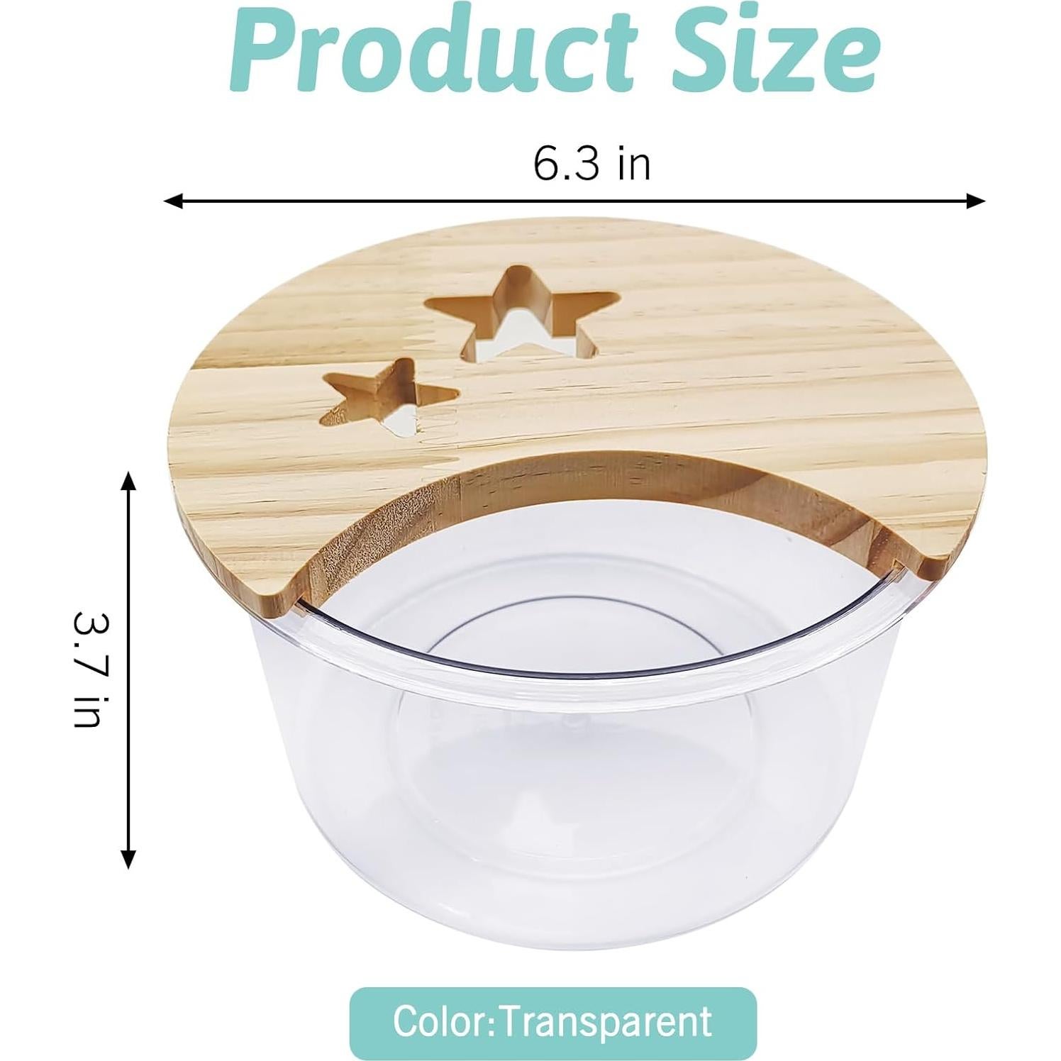 Caja de Baño de Arena para Hámster Kathson Circular 16cm
