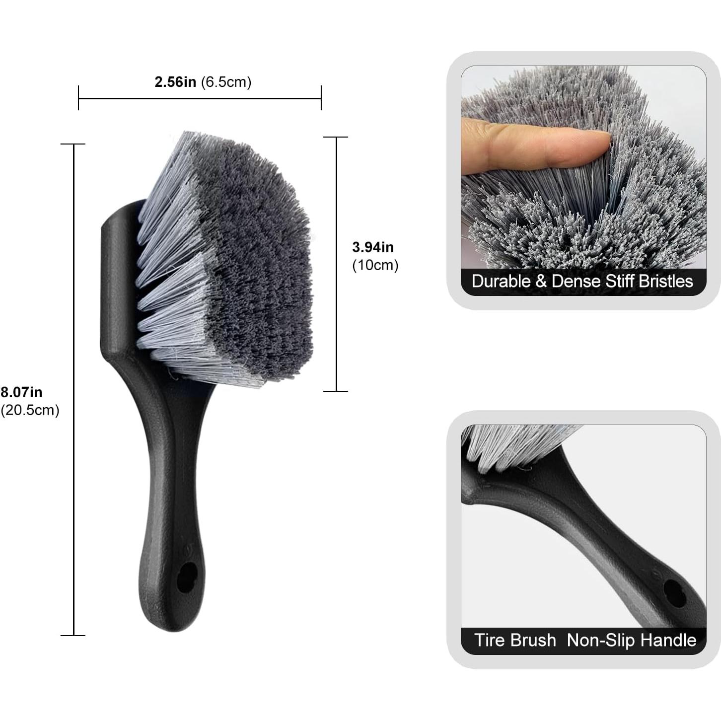 Kit de Cepillos para Llantas Reengull 6 Piezas - Limpieza Eficiente