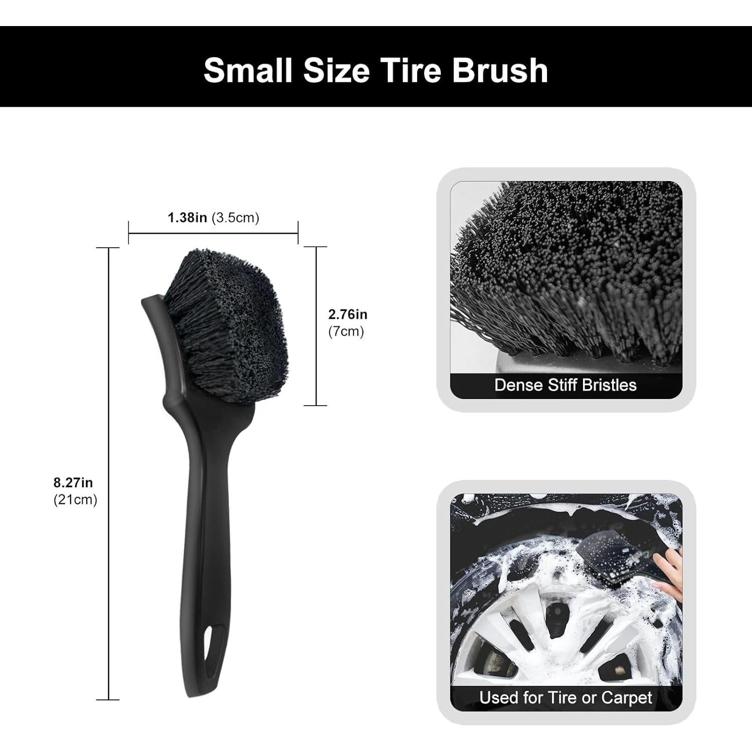 Kit de Cepillos para Llantas Reengull 6 Piezas - Limpieza Eficiente