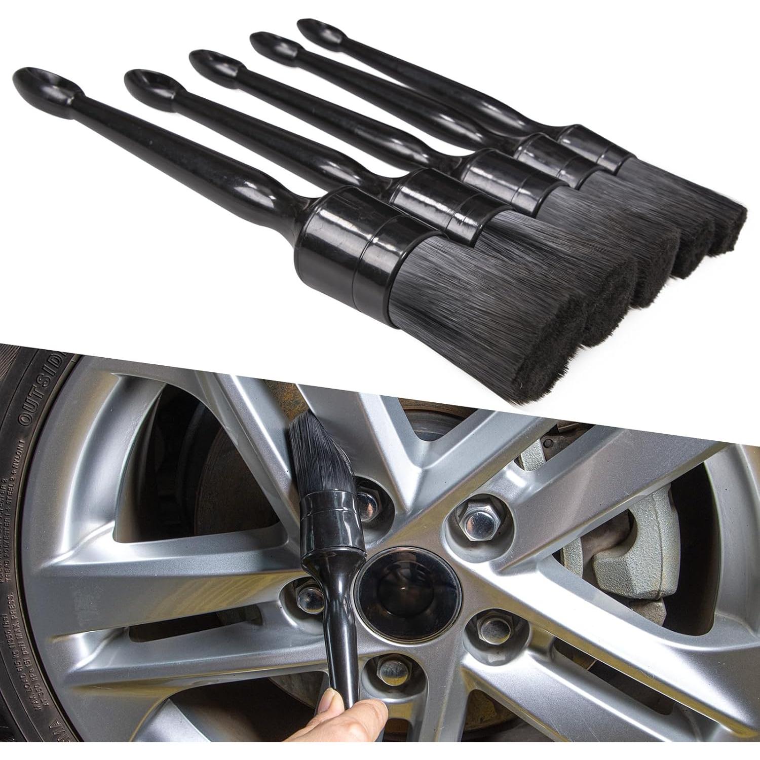 Juego de 5 Cepillos Detalladores YISHARRY LI para Autos