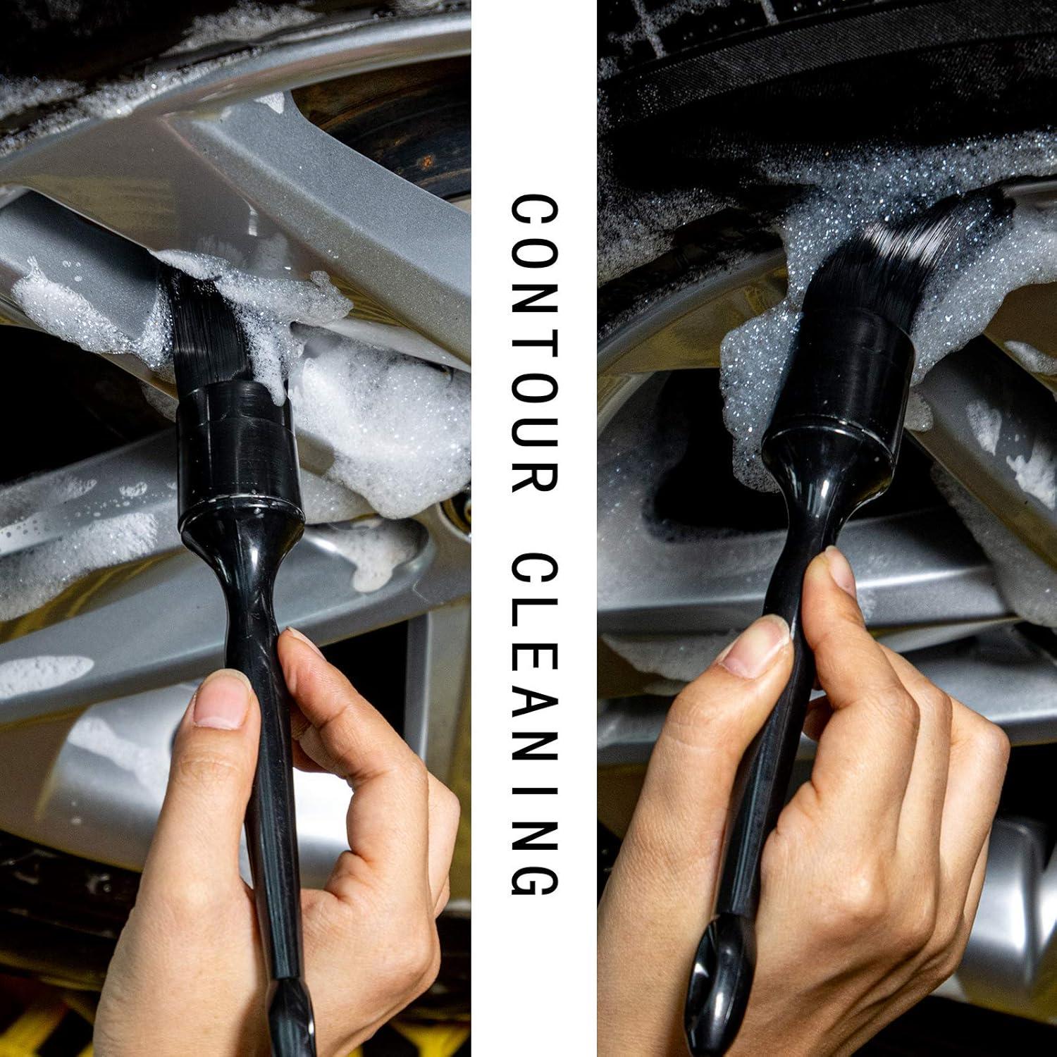 Juego de 5 Cepillos Detalladores YISHARRY LI para Autos