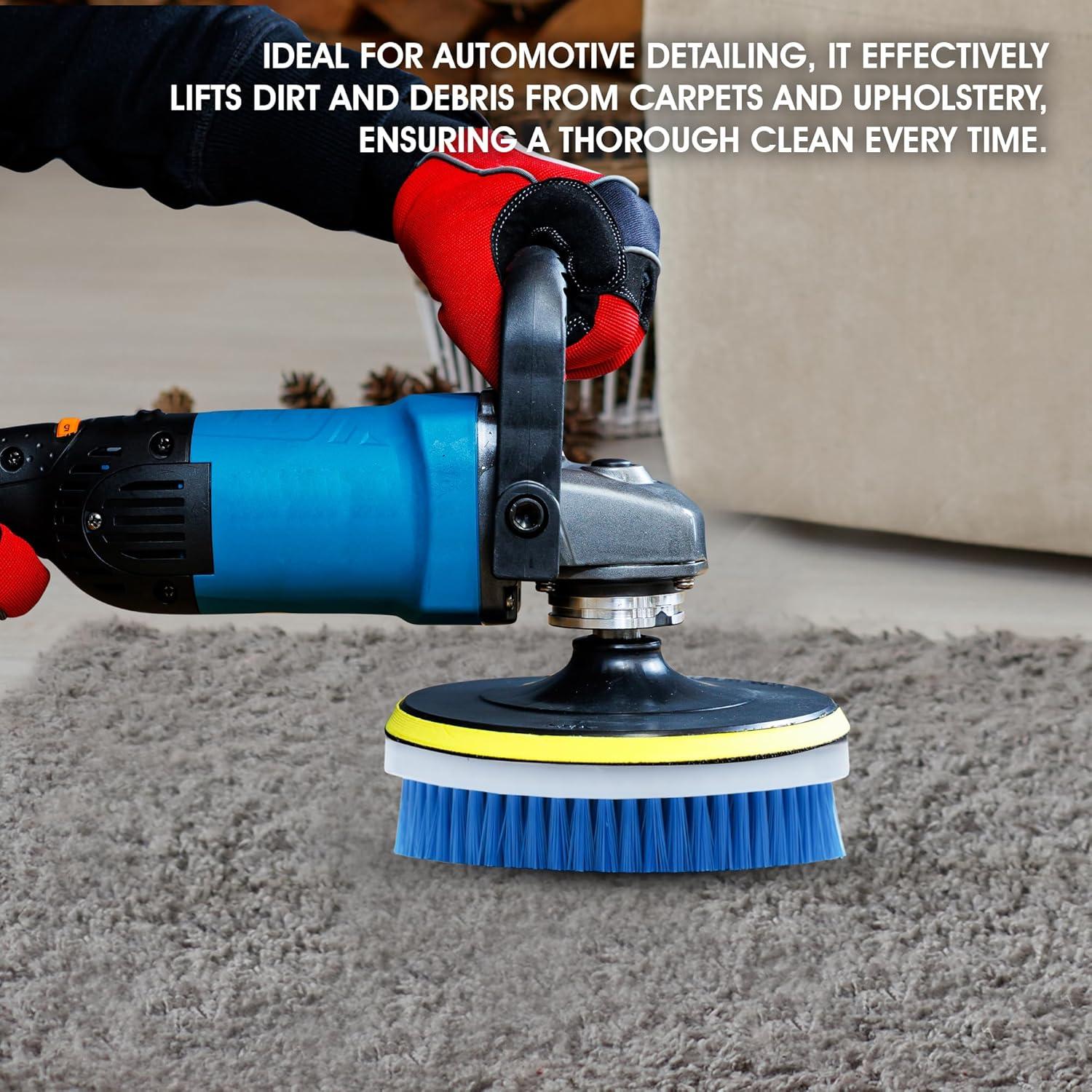 Cepillo Rotativo Nanoskin 12.7 cm Nylon Azul para Limpieza