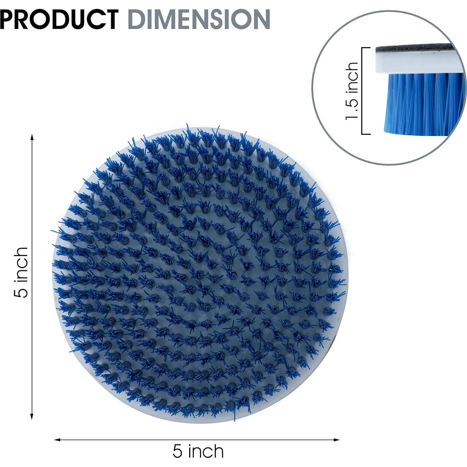 Cepillo Rotativo Nanoskin 12.7 cm Nylon Azul para Limpieza