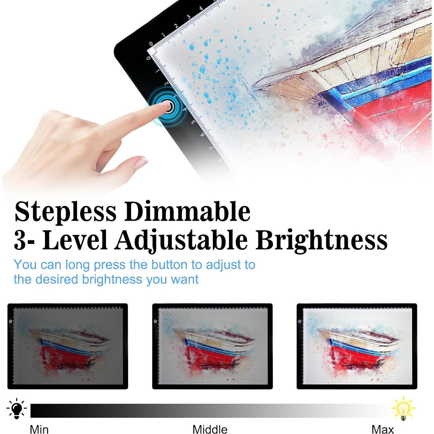 Tablero de Luz A4 Yieldranger con Regulación de Brillo y Bolsa