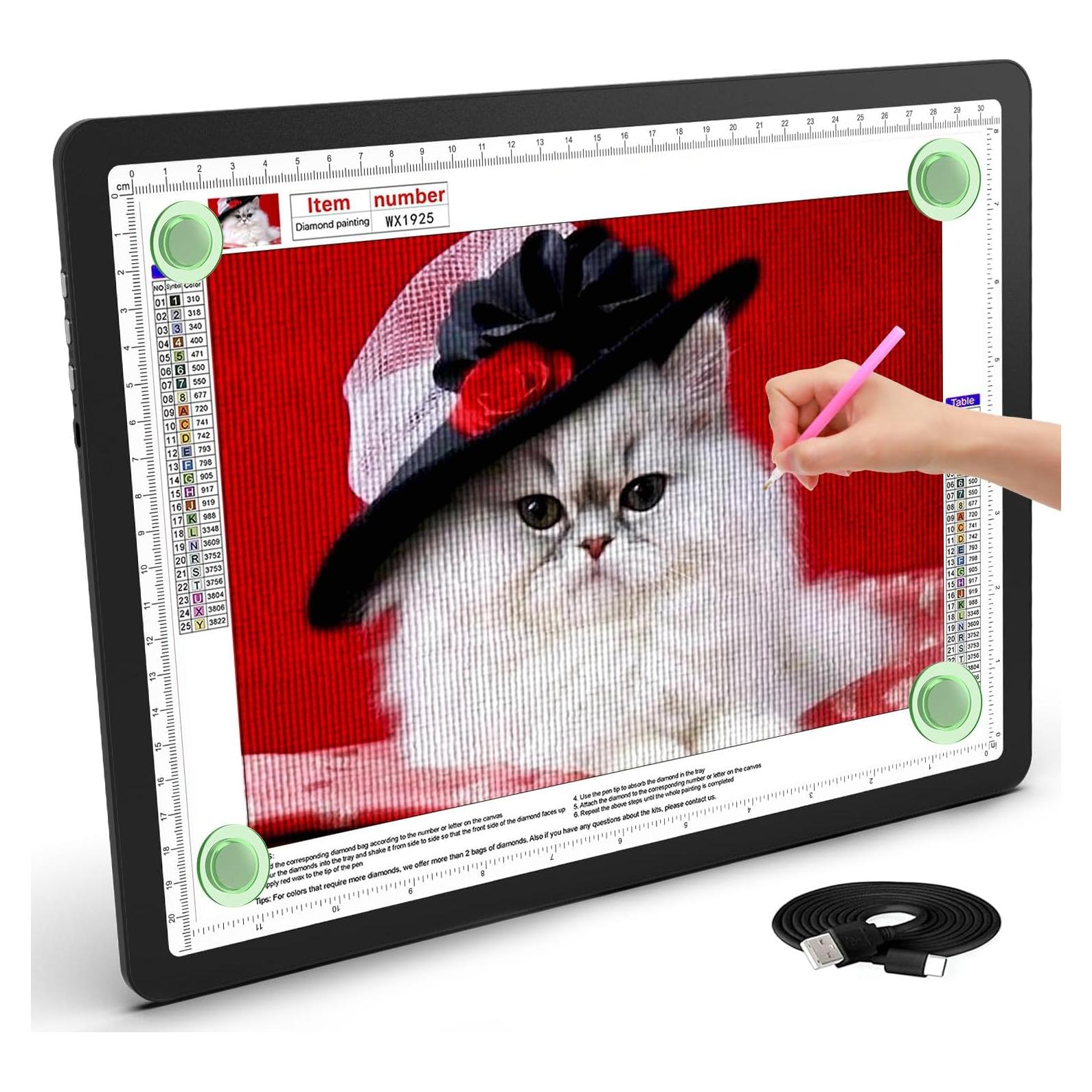 Mesa de Luz A4 TSOCOS 11000 Lux con 3 Colores y 6 Brillos