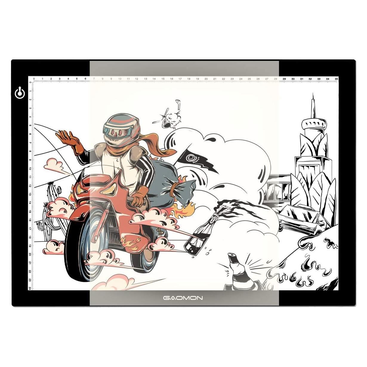 Caja de Luz LED GAOMON GB4 5mm Ultradelgada USB 398x300mm