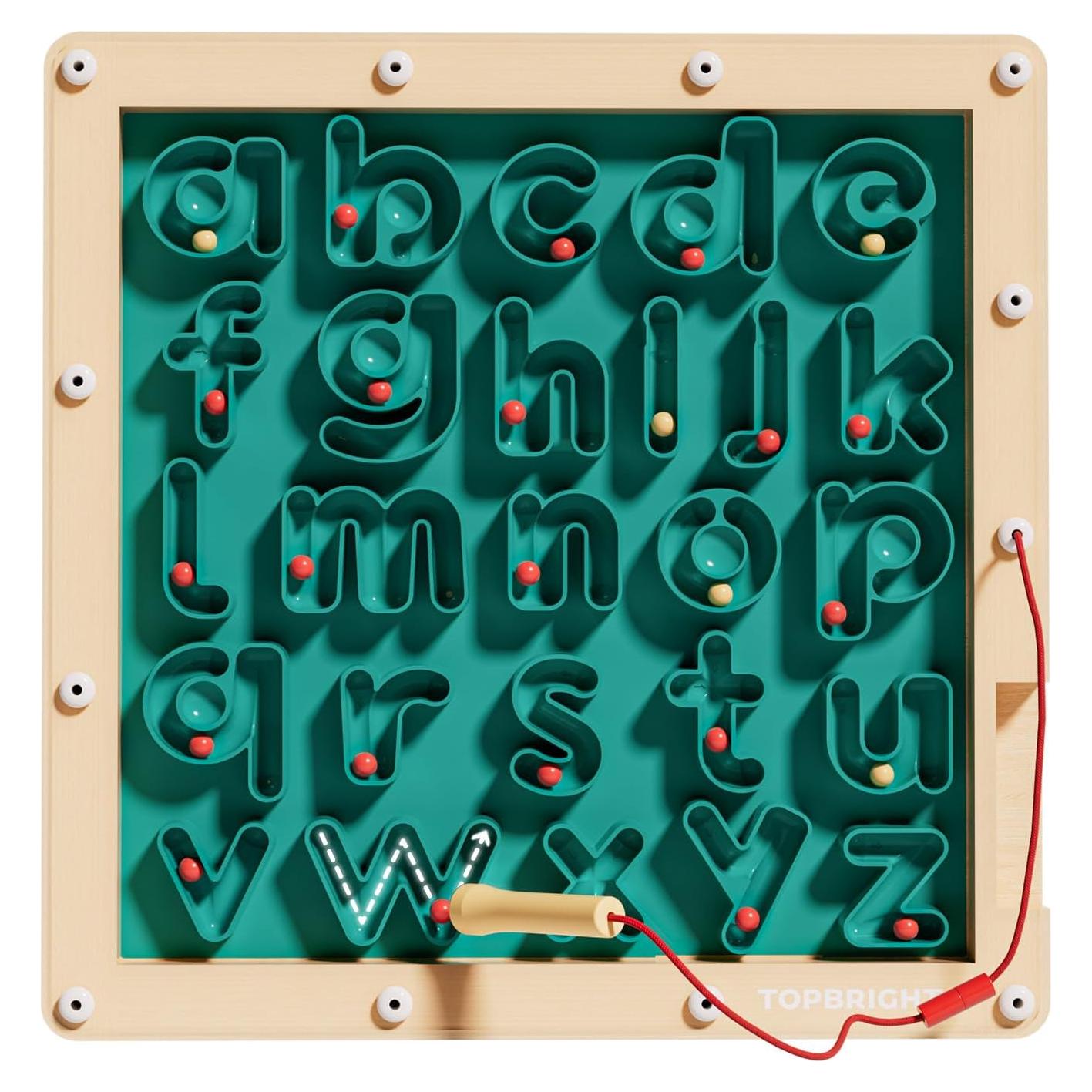 Tablero de Letras Magnéticas Top Bright 28x28cm para Niños