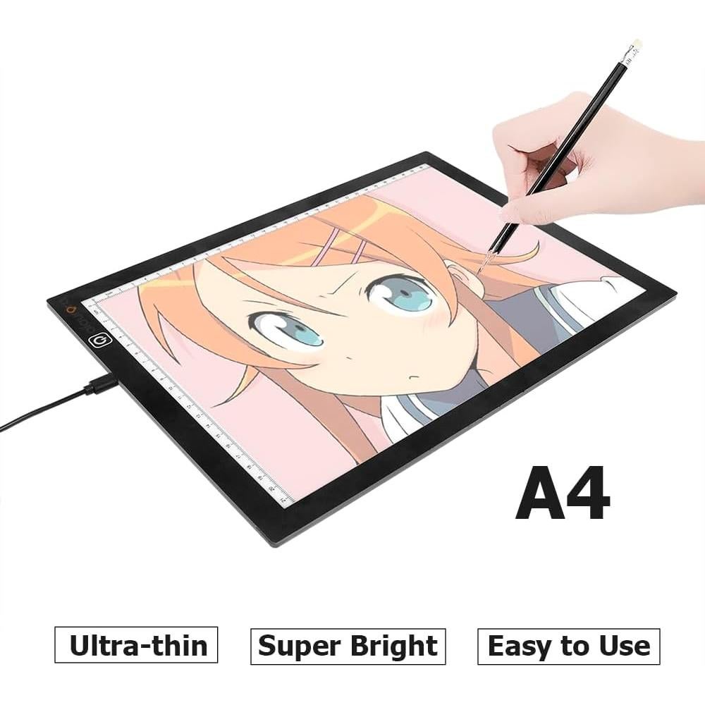 Tablero de Luz LED AIAURORA A4 Ultra Delgado USB Ajustable