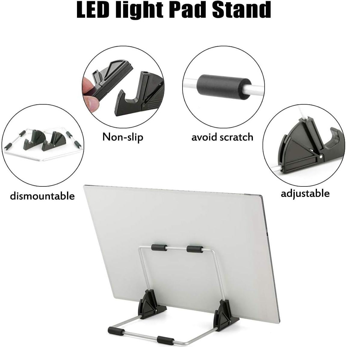 Pad de Luz LED A4 SevenFish para Pintura de Diamantes 33.5x23.3cm